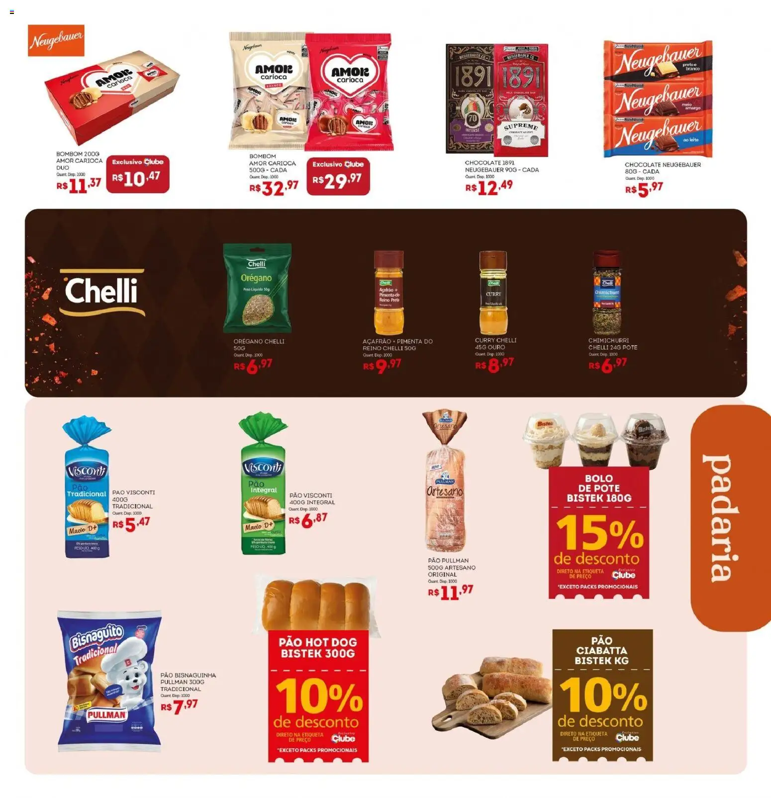Bistek Supermercados Folheto - válido de 22.04.2026 | Página: 5 | Produtos: Açafrão, Pimenta, Neugebauer, Bolo