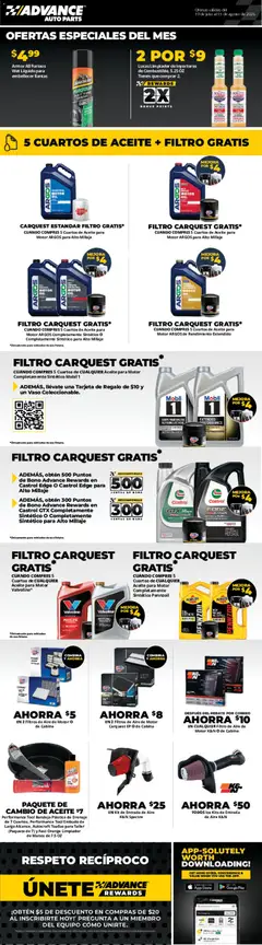 Preview of Advance Auto Parts weekly ads valid from 07/19/2026
