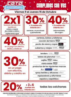 Vista previa Coto - Renova Clases válido desde el 09/10/2026