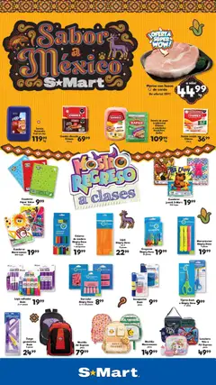 Vista previa de S-Mart folleto Ofertas de feria Matamoros, nuevo folleto de la tienda, válido en México a partir del 08/09/2026
