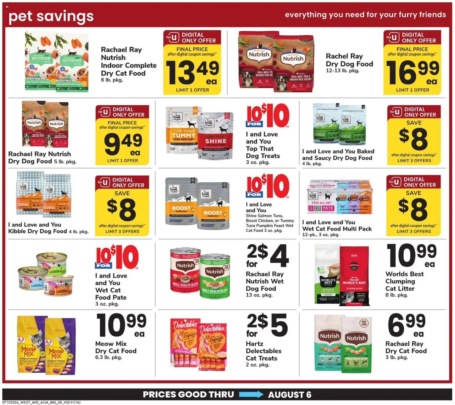 Acme Big Book of Savings - valid from 07/10/2026 | Page: 28 | Products: Dog Treats, Dog Food, Pea, Pumpkin
