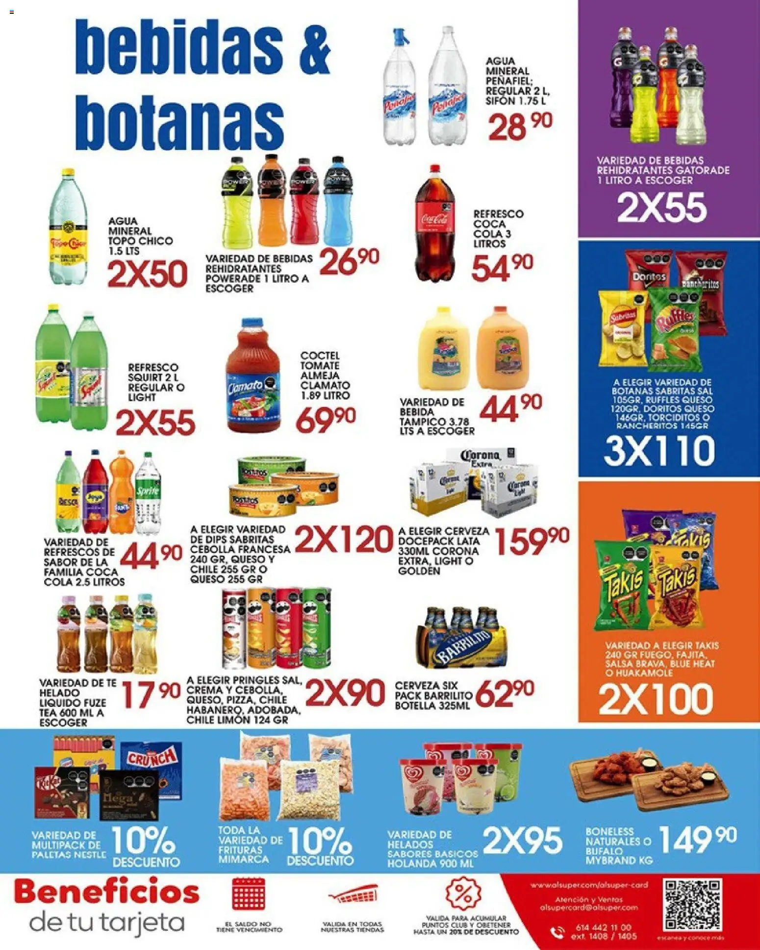 Nuevas ofertas de Alsuper válidas en toda la República Mexicana desde el 29.05.2026. ¡Encuentra las mejores ofertas en Alsuper folleto Durango! | Página: 7 | Productos: Cebolla, Refresco, Crema, Agua