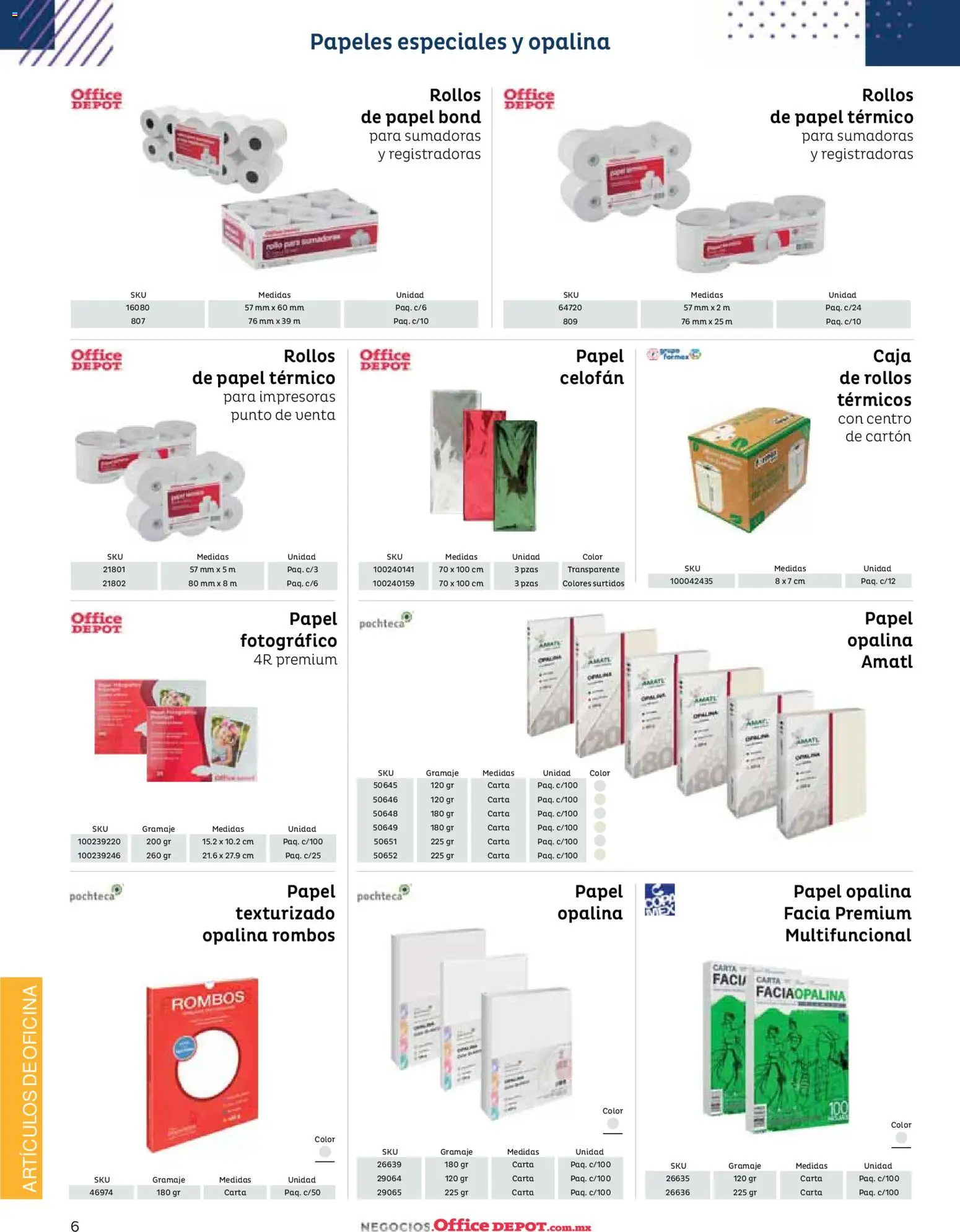 Nuevas ofertas de Office Depot válidas en toda la República Mexicana desde el 12/01/2026. ¡Encuentra las mejores ofertas en Office Depot catálogo 2026! | Página: 8 | Productos: Caja