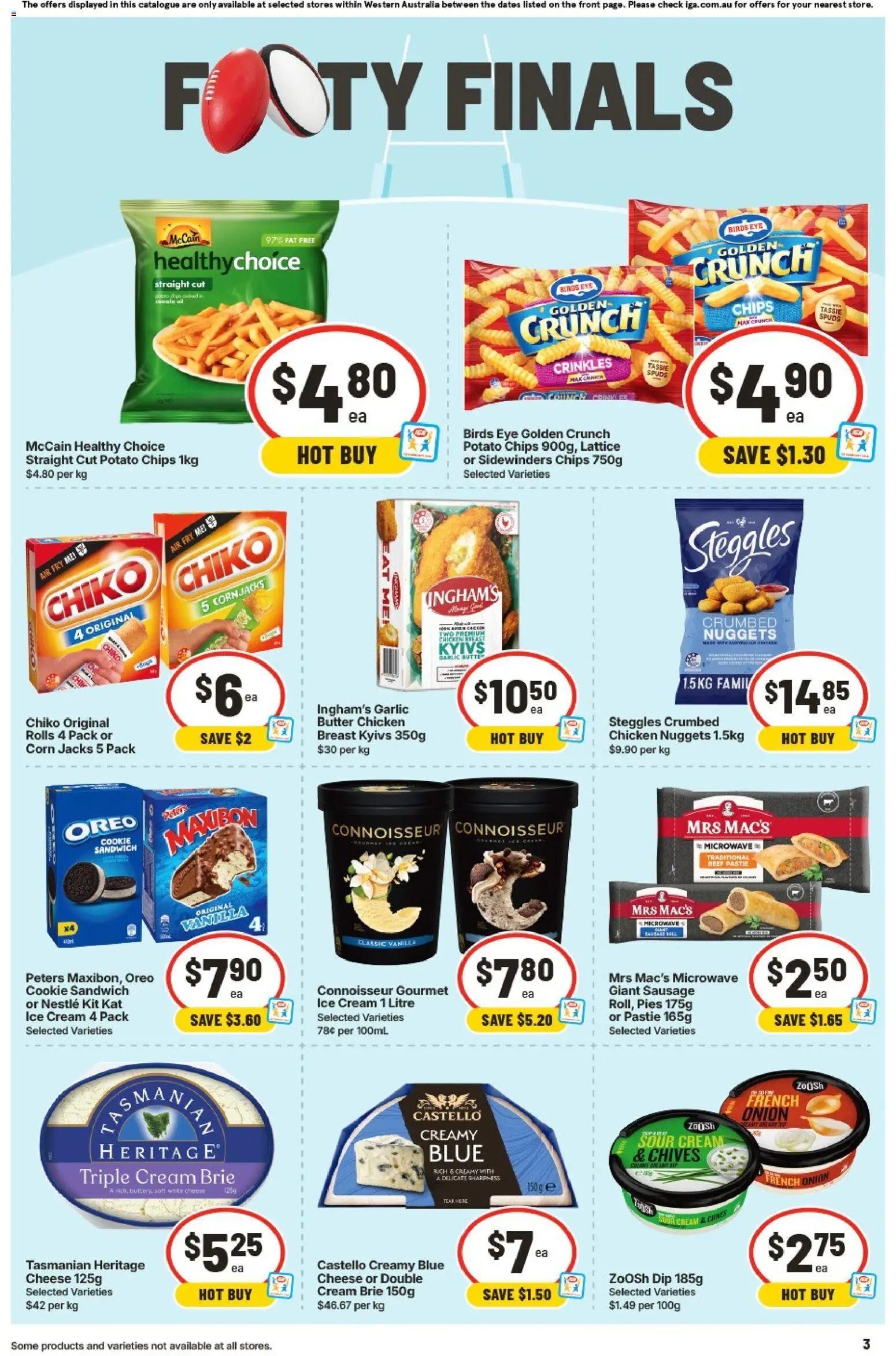 IGA catalogue - valid from 16/09/2026 | Page: 4 | Products: Butter, Sour cream, Beef, Sausage