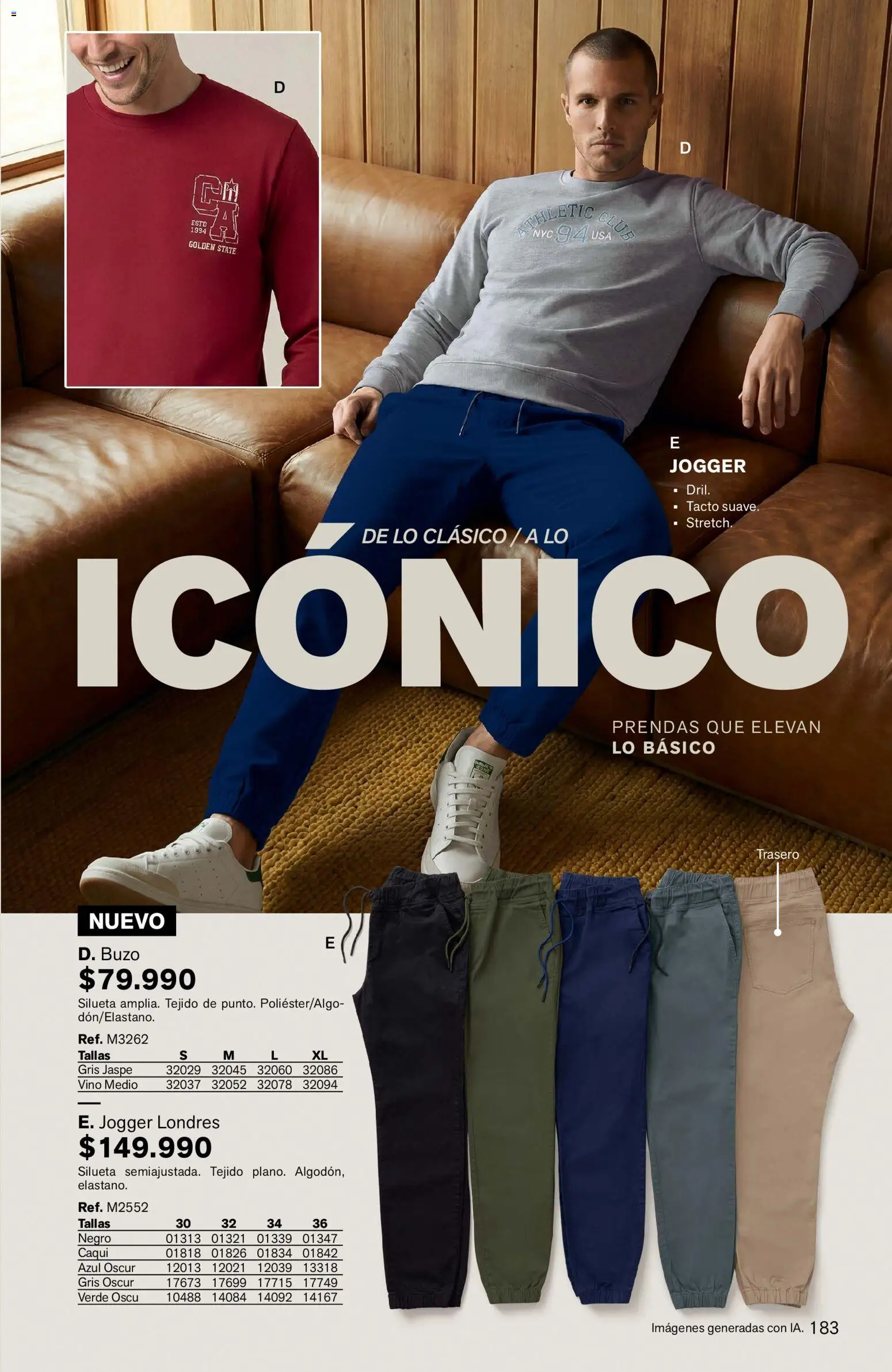 Leonisa revista - valida desde el 01/10/2026 | Página: 183 | Productos: Caqui, Buzo, Vino
