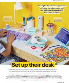 Preview of Officeworks Magazine - valid from 01.01.2026 | Page: 21 | Products: Drawer, Lamp, Headphones, Case