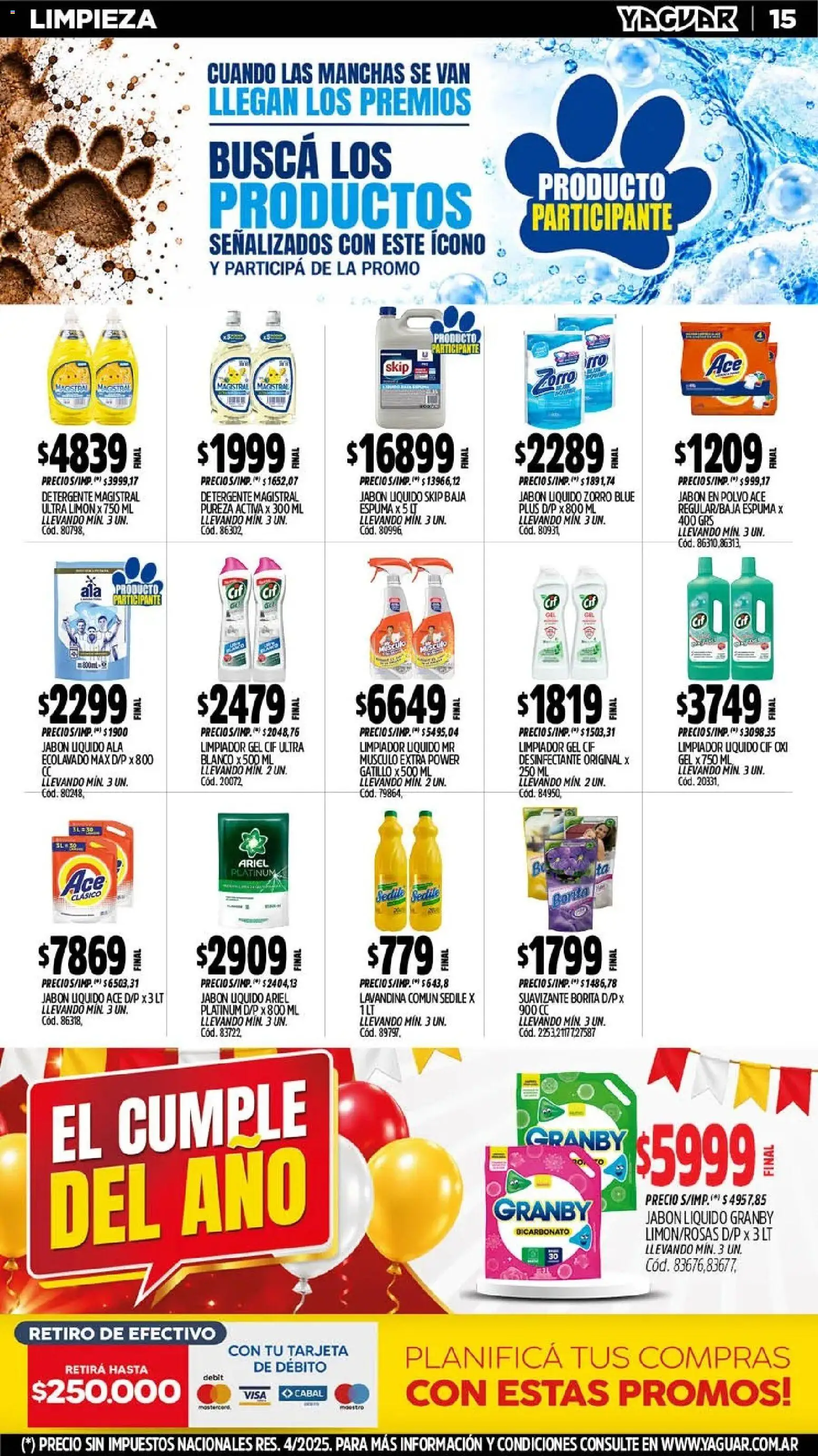 Yaguar - Oferta Semanal Misiones │ válido desde el 26/10/2026 | Página: 17