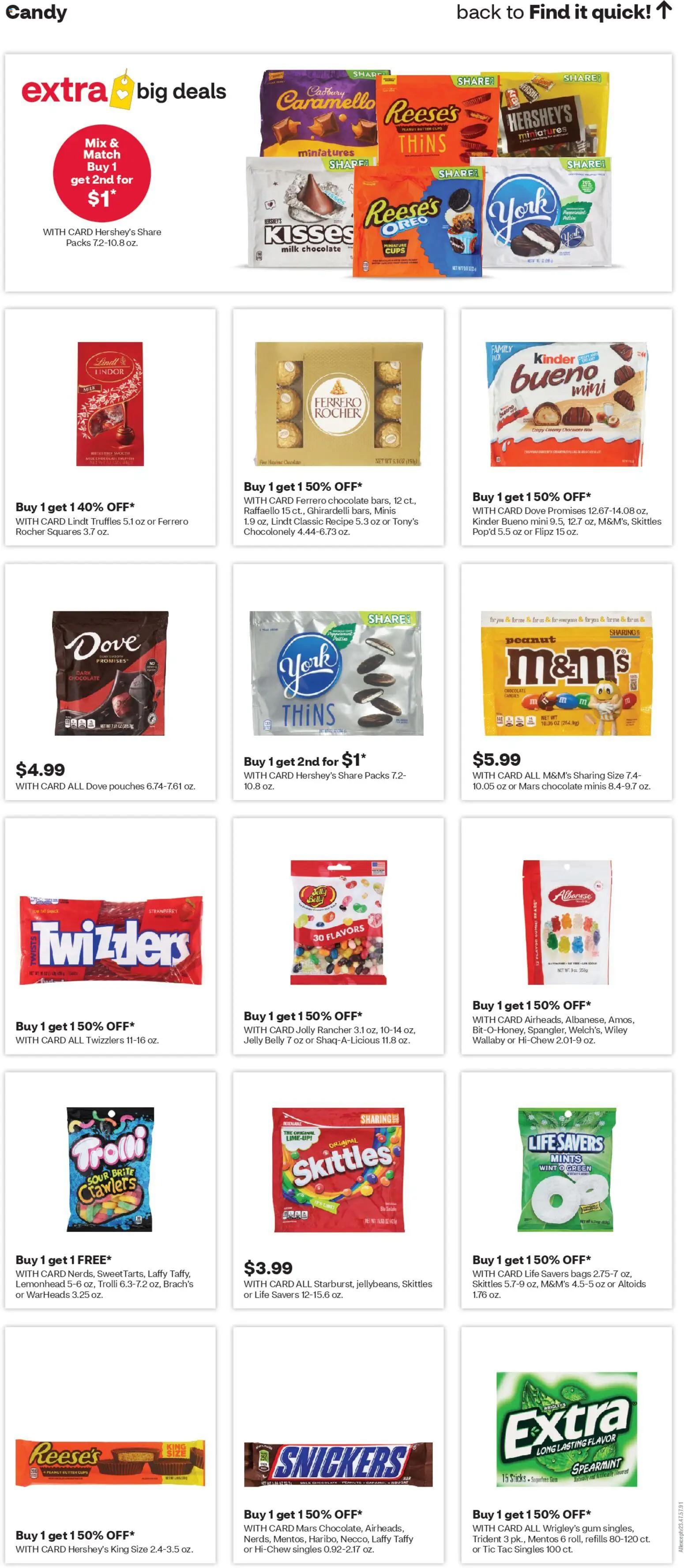 CVS Pharmacy Weekly Ad - NY - valid from 19.04.2026 | Page: 17 | Products: Milk, Butter, Chocolate, Candies