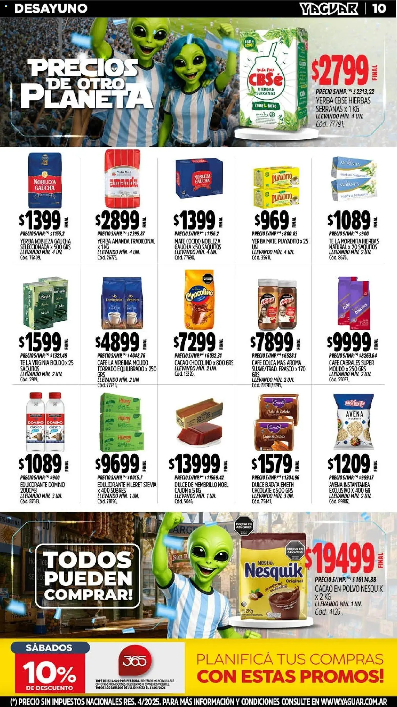 Yaguar catálogo │ válido desde el 13/07/2026 | Página: 11