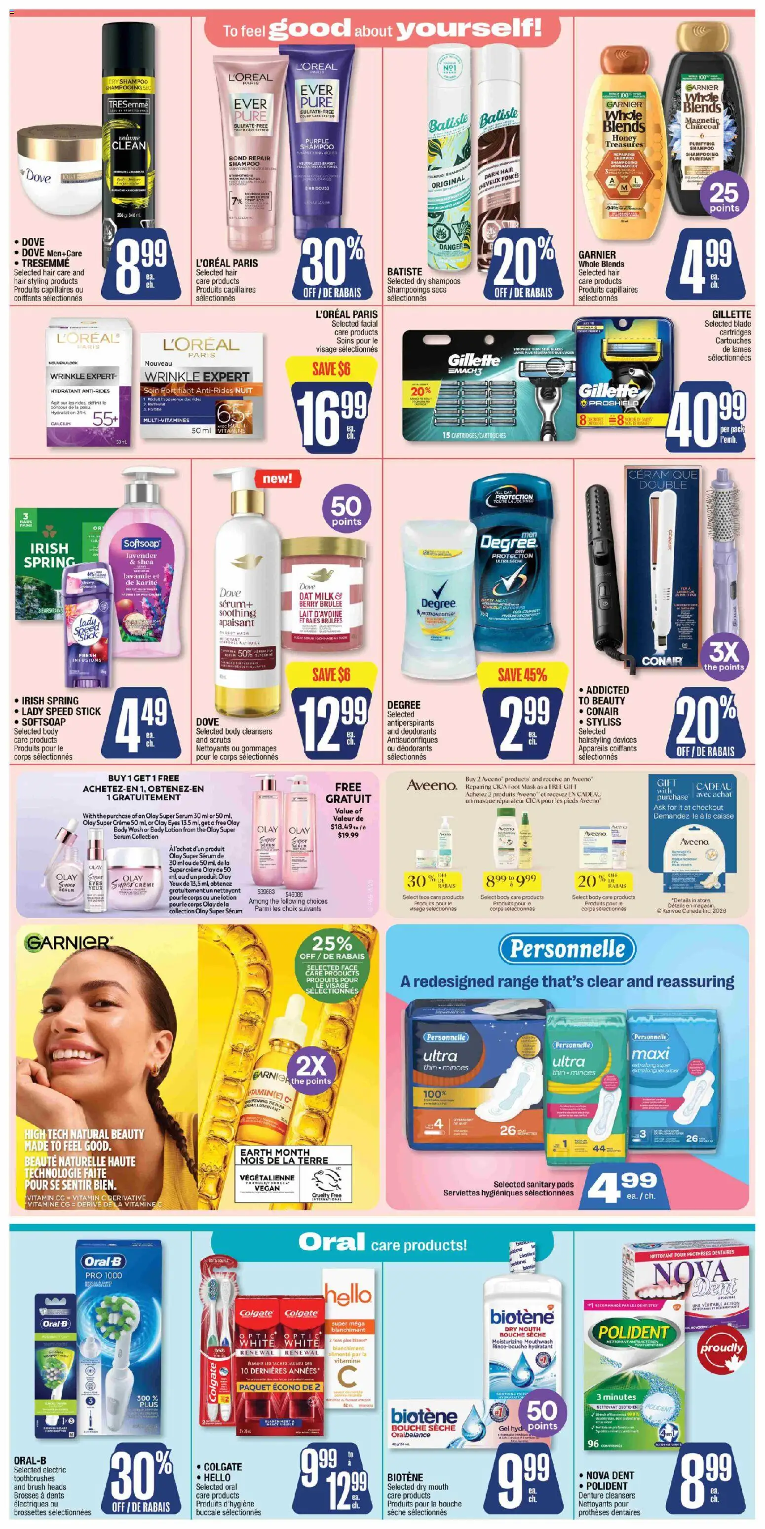 Jean Coutu flyer valid from 07.05.2026 | Page: 8 | Products: Brush, Shampoo, Body lotion, Milk