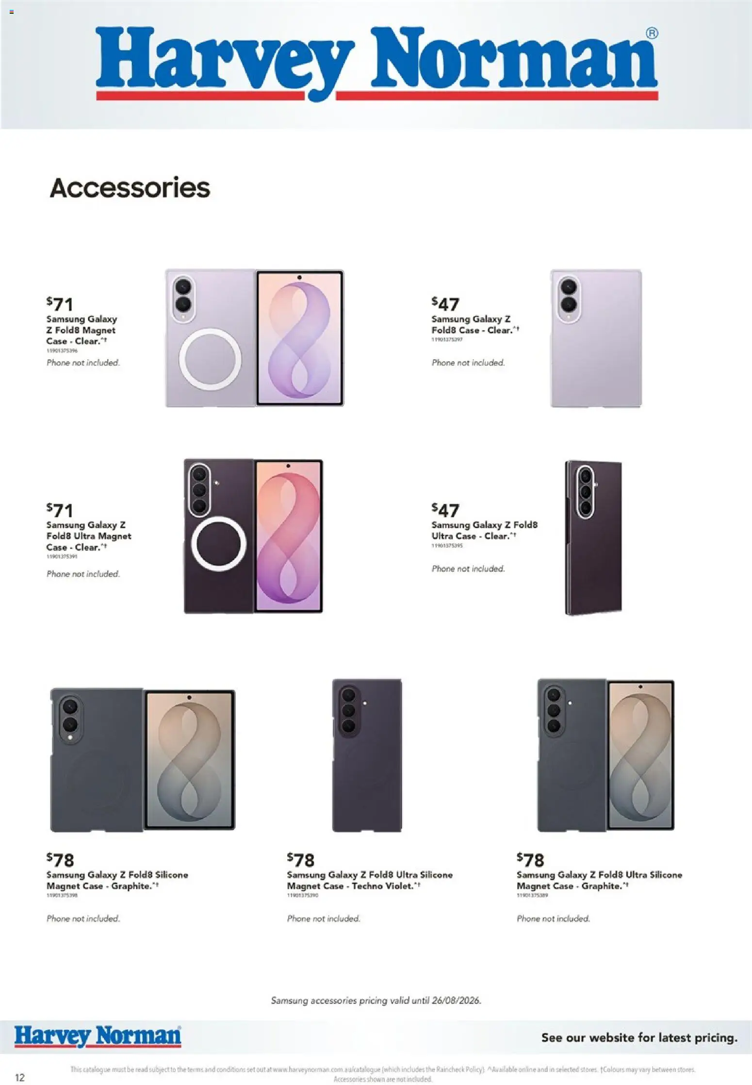 Harvey Norman catalogue - valid from 14/08/2026 | Page: 12 | Products: Accessories, Phone, Case