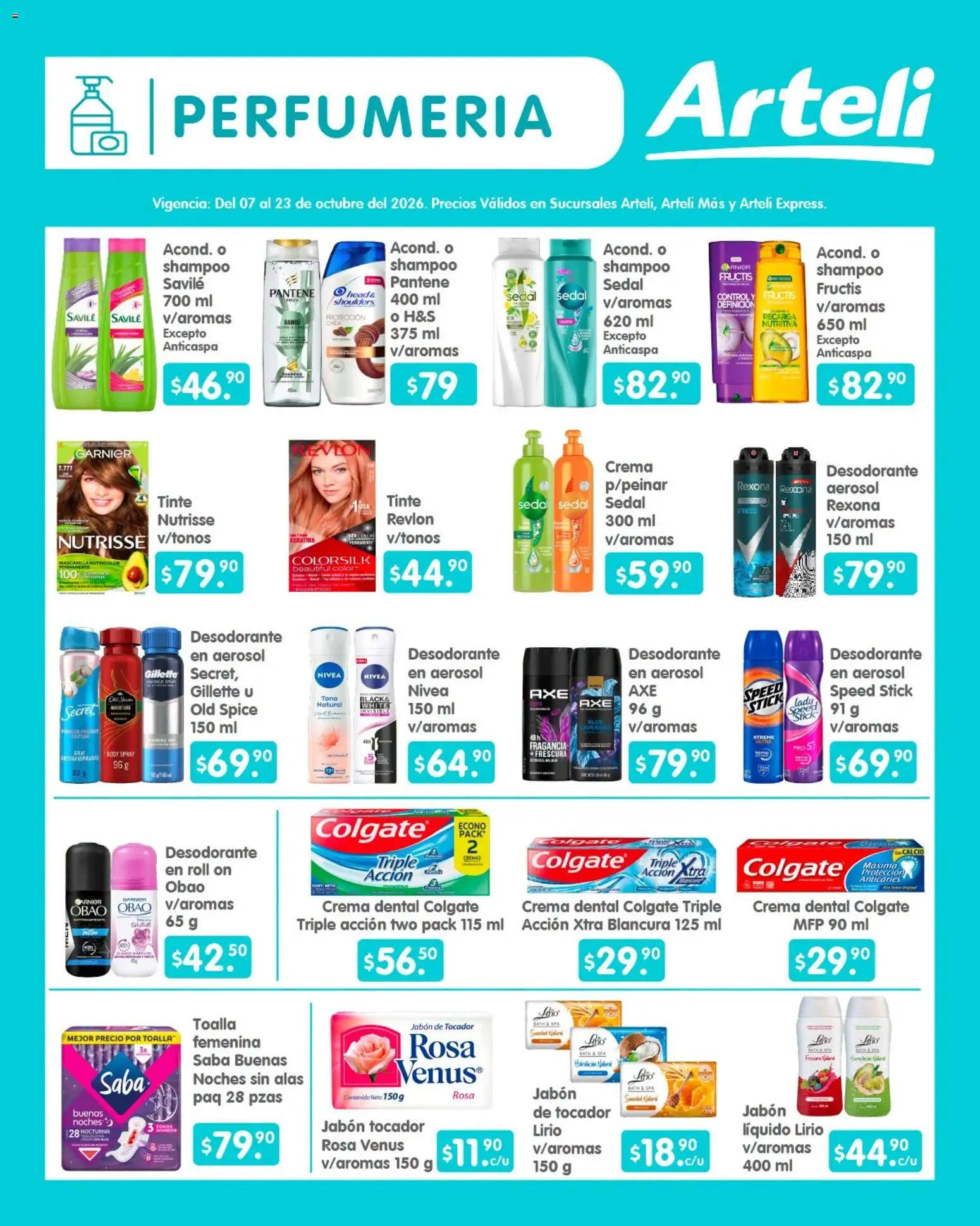 Nuevas ofertas de Arteli válidas en toda la República Mexicana desde el 07/10/2026. ¡Encuentra las mejores ofertas en Arteli folleto Quincenal! | Página: 12