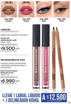 Vista previa Catálogo Amodil Campaña 9 válido desde el 05.05.2026 | Página: 23 | Productos: Delineador de ojos, Delineador