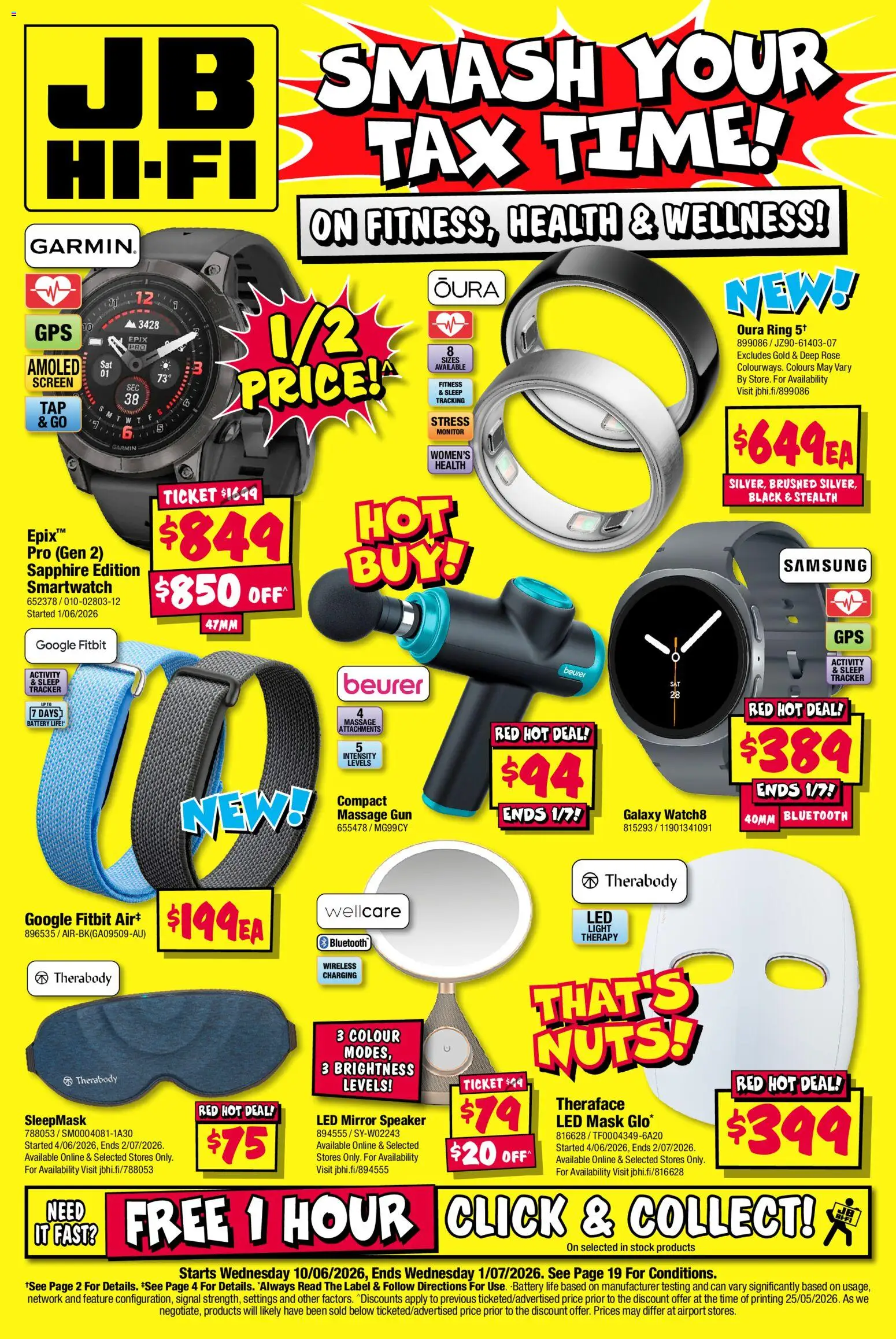 JB Hi-Fi catalogue - valid from 10.06.2026 | Page: 1 | Products: Battery, Mirror, Light, Screen