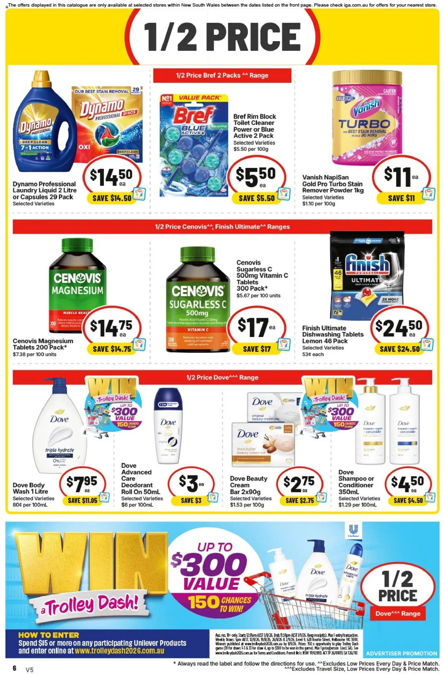 IGA catalogue - valid from 12/08/2026 | Page: 6 | Products: Butter, Stain remover, Tablets, Vitamin