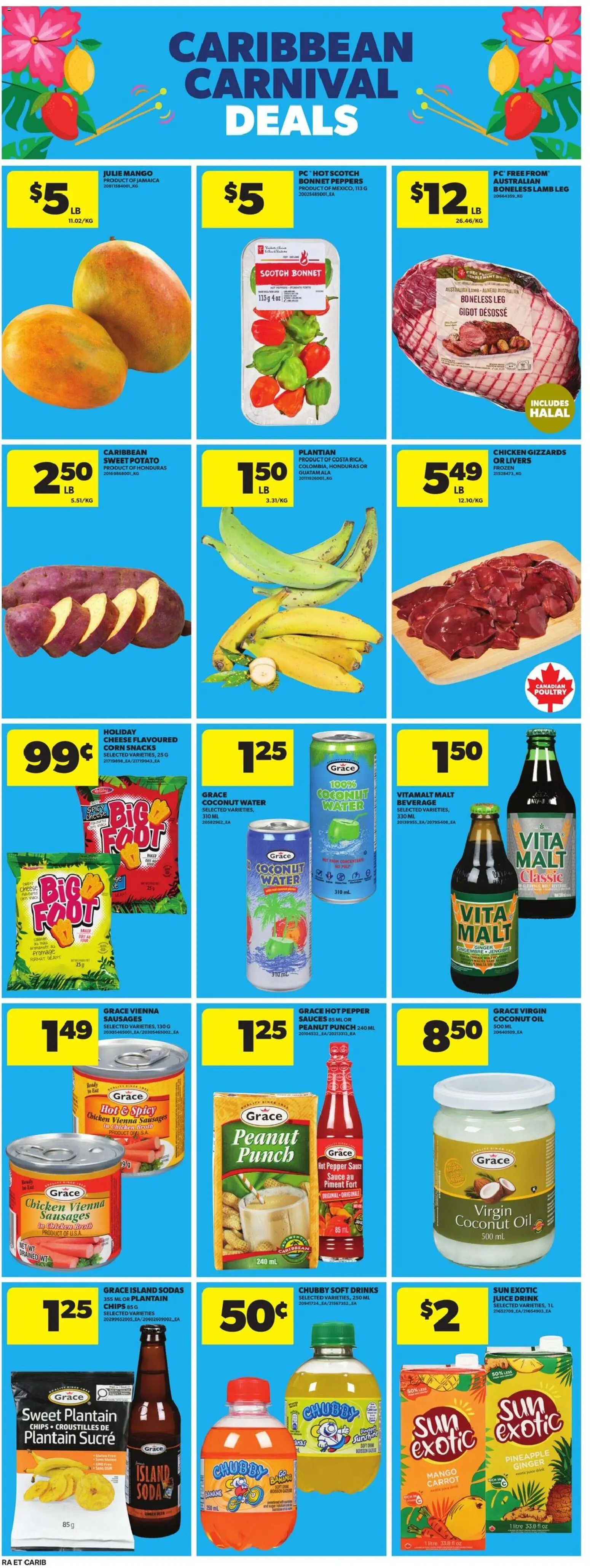 Atlantic Superstore flyer valid from Jul 9, 2026 | Page: 12 | Products: Pineapple, Chips, Juice, Chicken