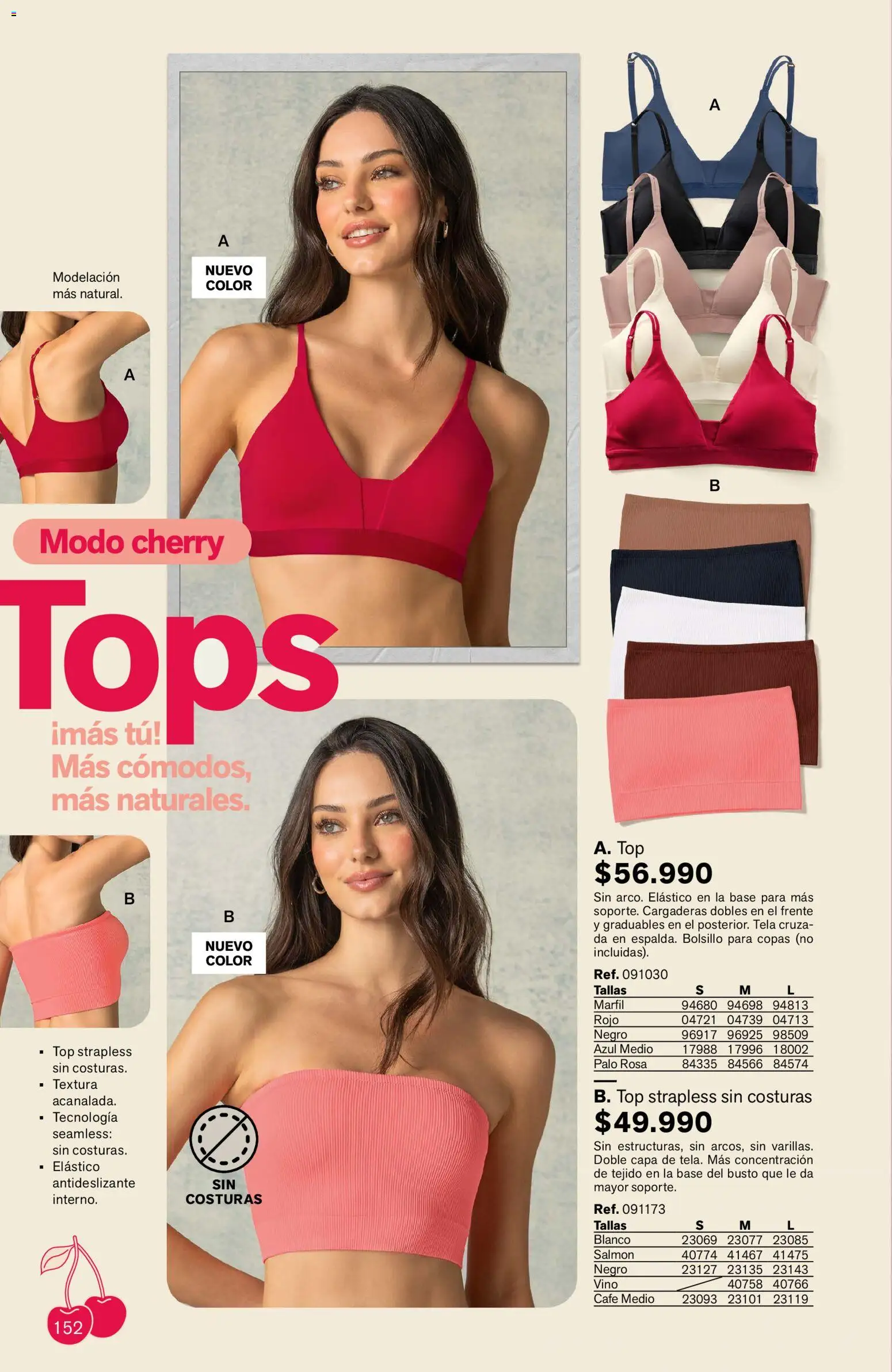 Leonisa revista - valida desde el 01/10/2026 | Página: 152 | Productos: Salmón, Top, Café, Vino