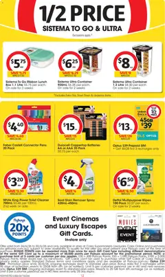 Preview of Coles catalogue - valid from 24/06/2026 | Page: 12 | Products: Cleaner, Lemon, Batteries, Connector