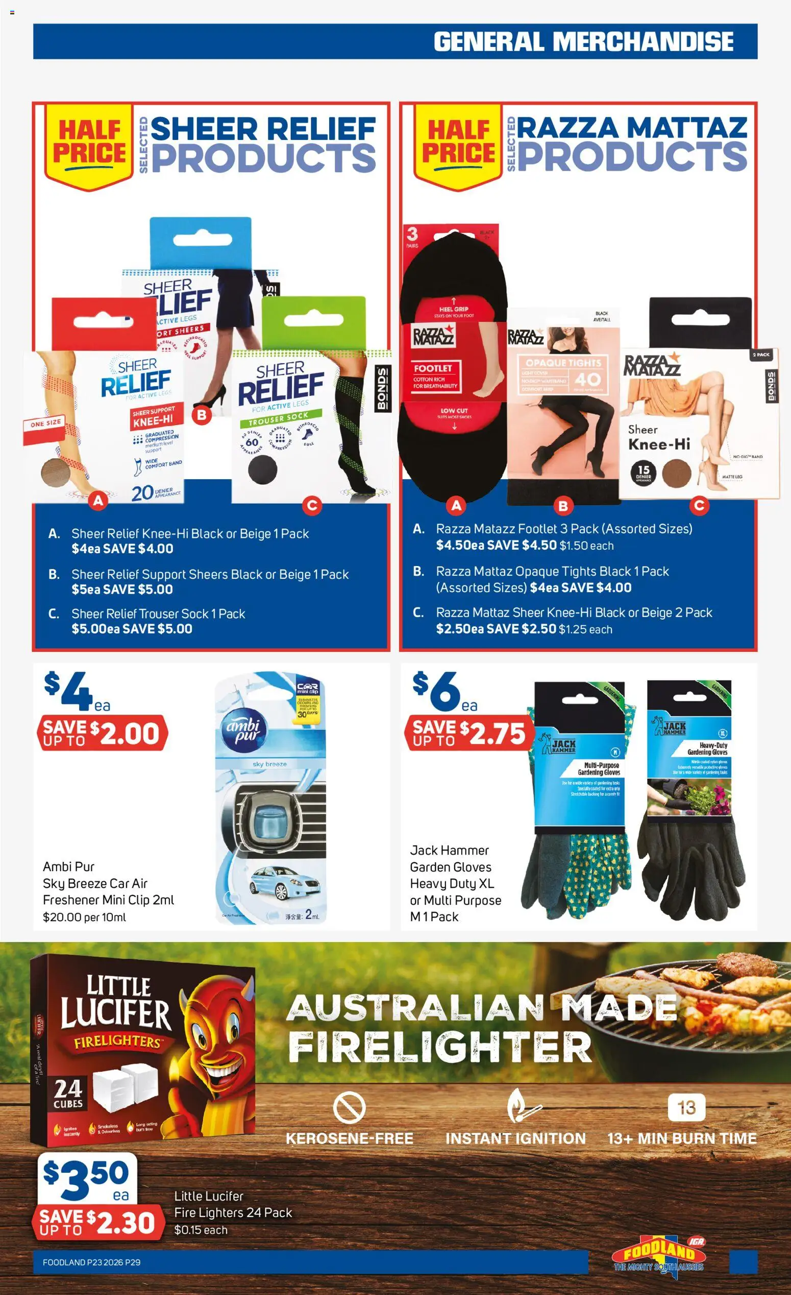 Foodland catalogue - valid from 03.06.2026 | Page: 29 | Products: Compression, Gloves, Tights, Clip
