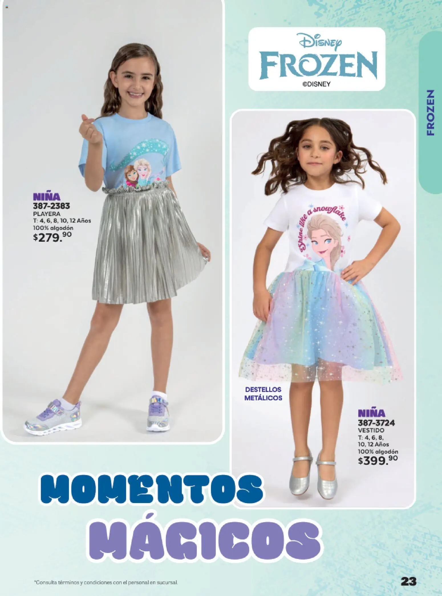 Nuevas ofertas de Andrea válidas en toda la República Mexicana desde el 24.05.2026. ¡Encuentra las mejores ofertas en Andrea catálogo Lo más divertindo en ropa! | Página: 23 | Productos: Algodón, Vestido, Playera