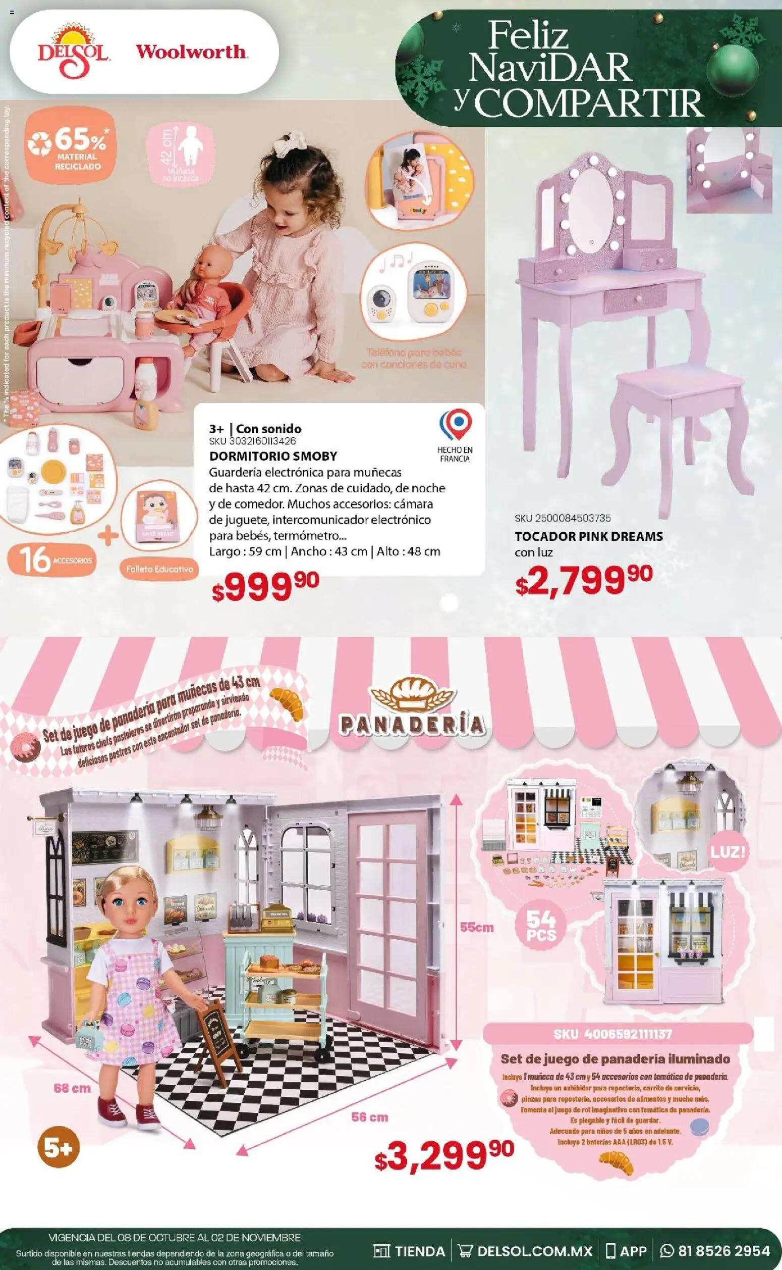 Nuevas ofertas de Del Sol y Woolworth válidas en toda la República Mexicana desde el 08/10/2026. ¡Encuentra las mejores ofertas en Del Sol y Woolworth - Feliz NaviDar y Compartir! | Página: 31