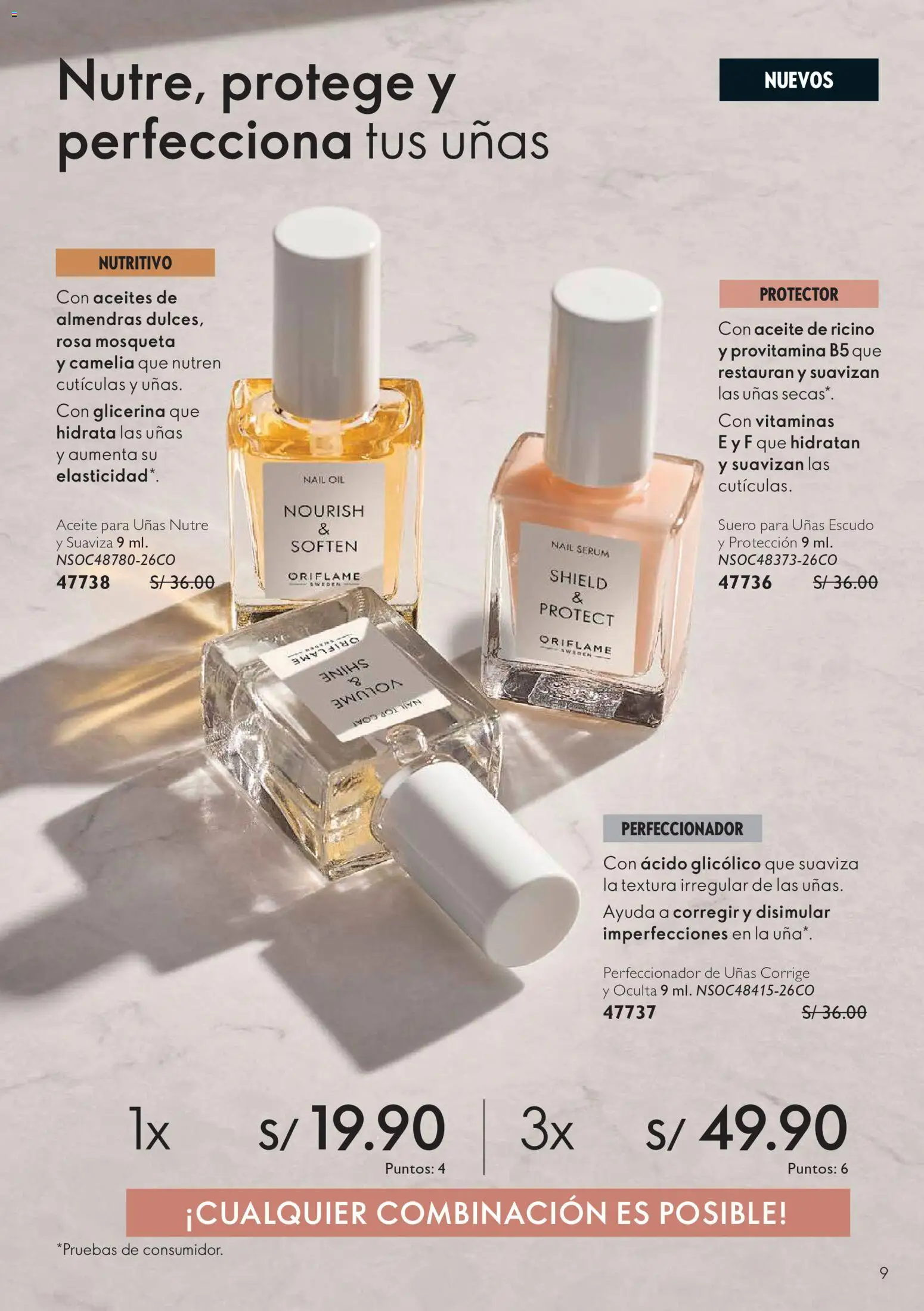 Catálogo Oriflame válido desde 11/07/2026 | Página: 9 | Productos: Aceite, Almendras