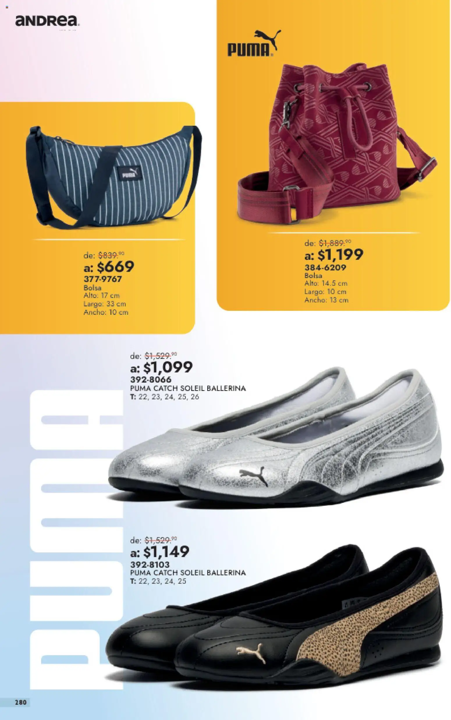 Nuevas ofertas de Andrea válidas en toda la República Mexicana desde el 26/07/2026. ¡Encuentra las mejores ofertas en Andrea catálogo Outlet! | Página: 280