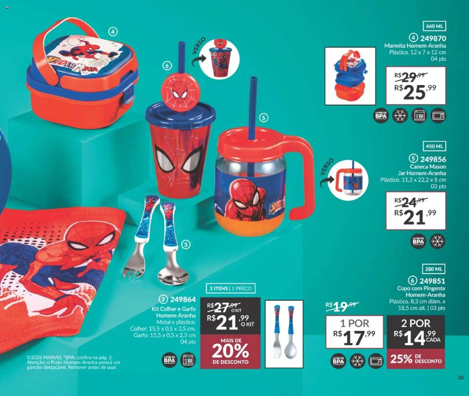 Avon Folheto - válido de 10/08/2026 | Página: 33 | Produtos: Pingente, Caneca