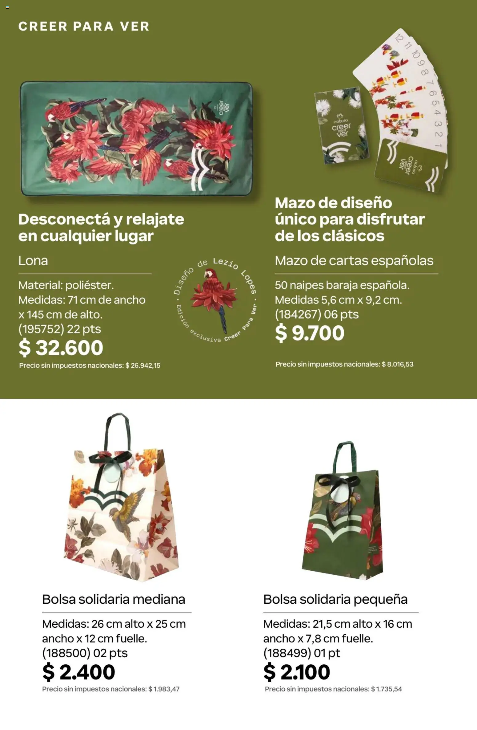 Catálogo Natura Ciclo 7 │ válido desde el 06.05.2026 | Página: 273 | Productos: Lona, Bolsa