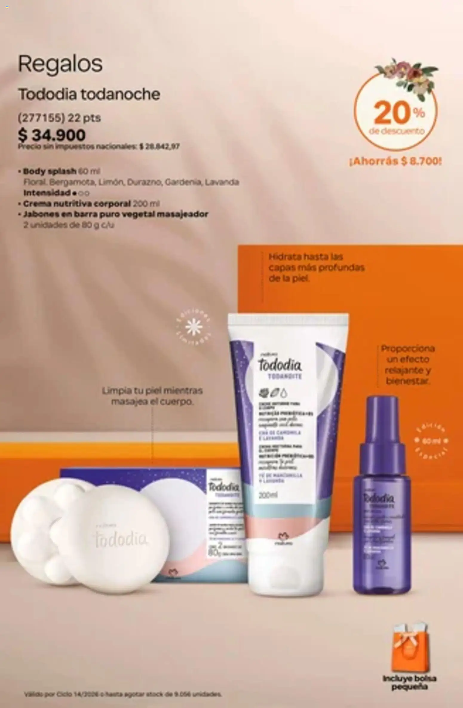Catálogo Natura Ciclo 14 │ válido desde el 01/10/2026 | Página: 21 | Productos: Body, Bolsa, Crema