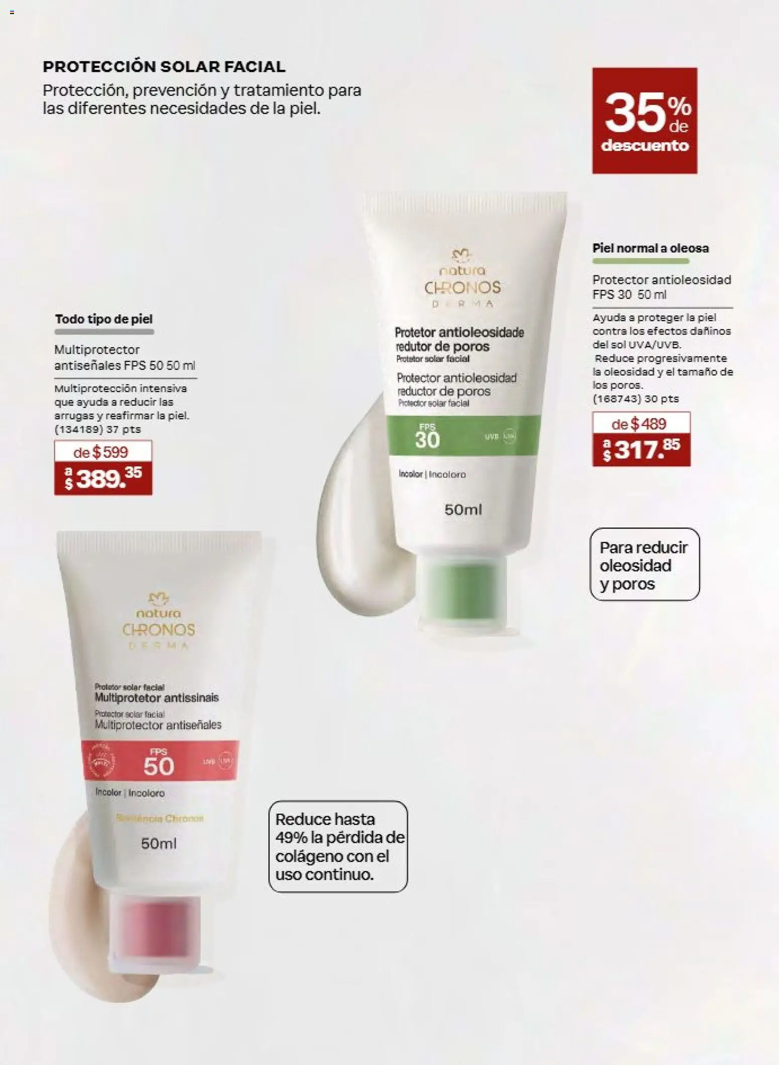 Nuevas ofertas de Natura válidas en toda la República Mexicana desde el 21/08/2026. ¡Encuentra las mejores ofertas en Natura campaña 13 2026! | Página: 86 | Productos: Protector solar