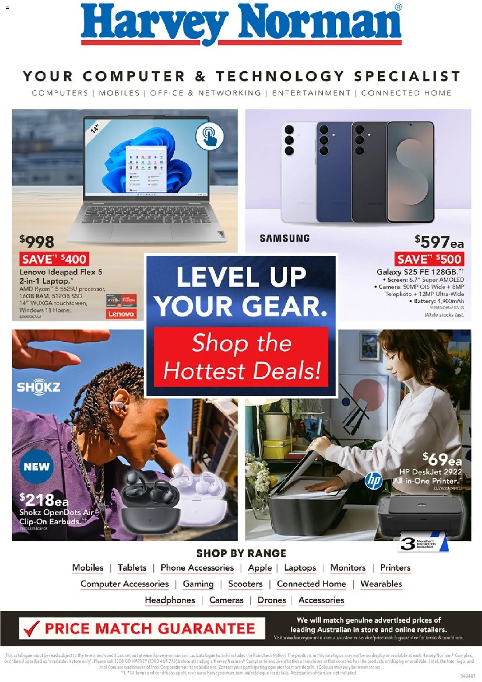 Harvey Norman catalogue - valid from 18/08/2026 | Page: 1 | Products: Battery, Headphones, Screen, Tablets