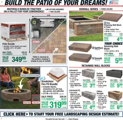 Preview of Menards weekly ads valid from 08/27/2026 | Page: 6 | Products: Adhesive, Pea, Retaining wall block