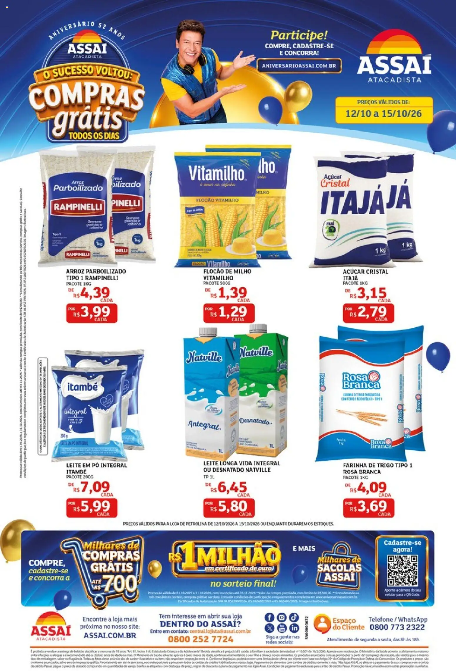 Assaí Atacadista Folheto - válido de 12/10/2026 | Página: 1