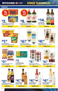 Preview of Ritchies catalogue Specials - valid from 23/09/2026 | Page: 8 | Products: Honey, Dressing, Coconut milk, Coconut