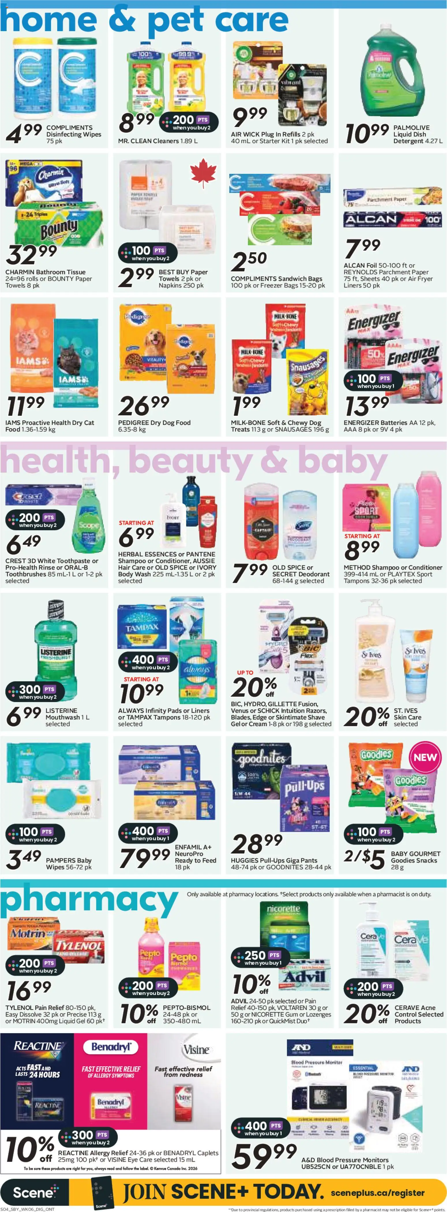 Sobeys flyer valid from 04.06.2026 | Page: 13 | Products: Cream, Freezer, Fryer, Body wash
