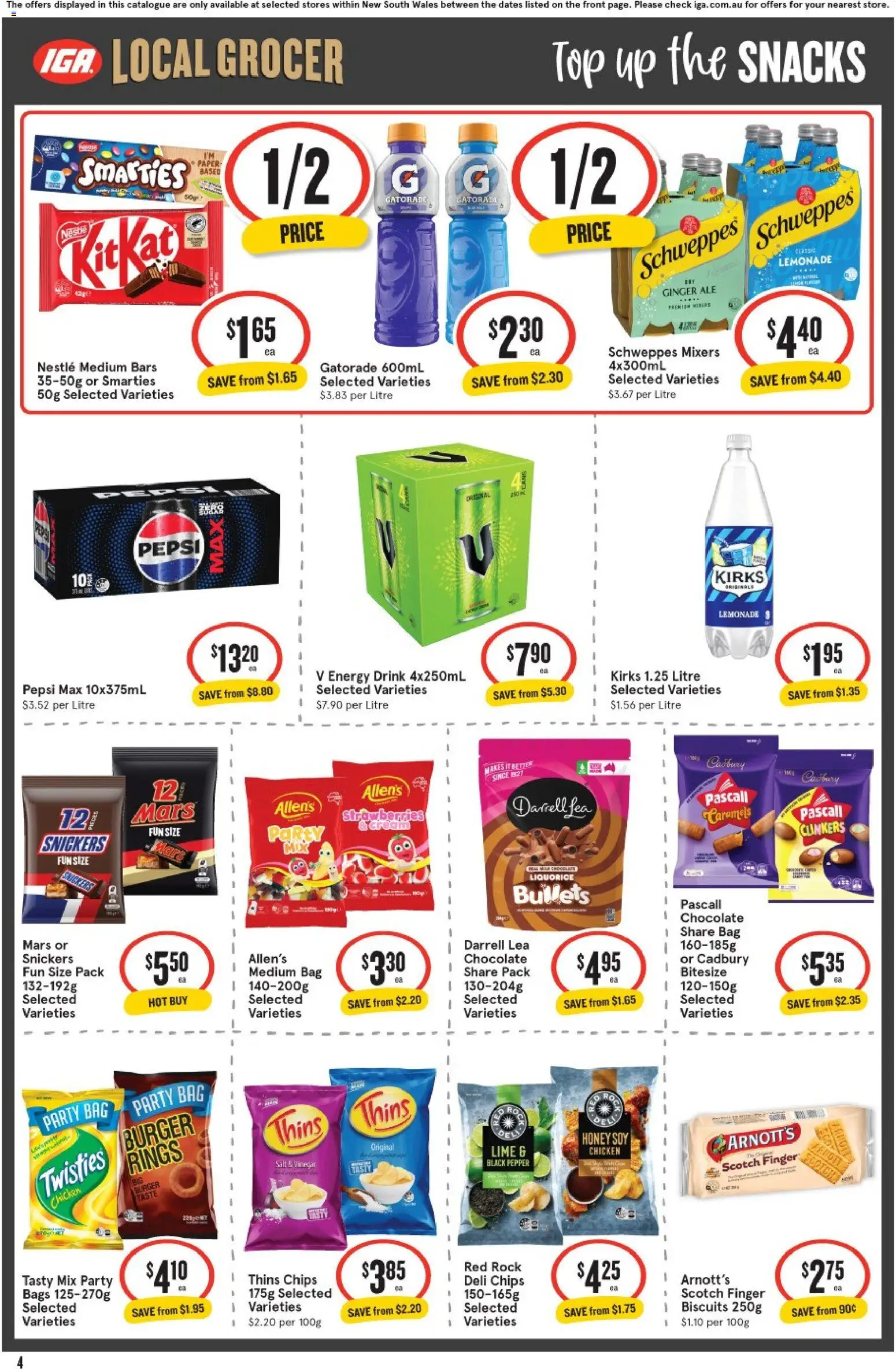 IGA catalogue - valid from 22/07/2026 | Page: 4 | Products: Ginger, Honey, Pepper, Scotch
