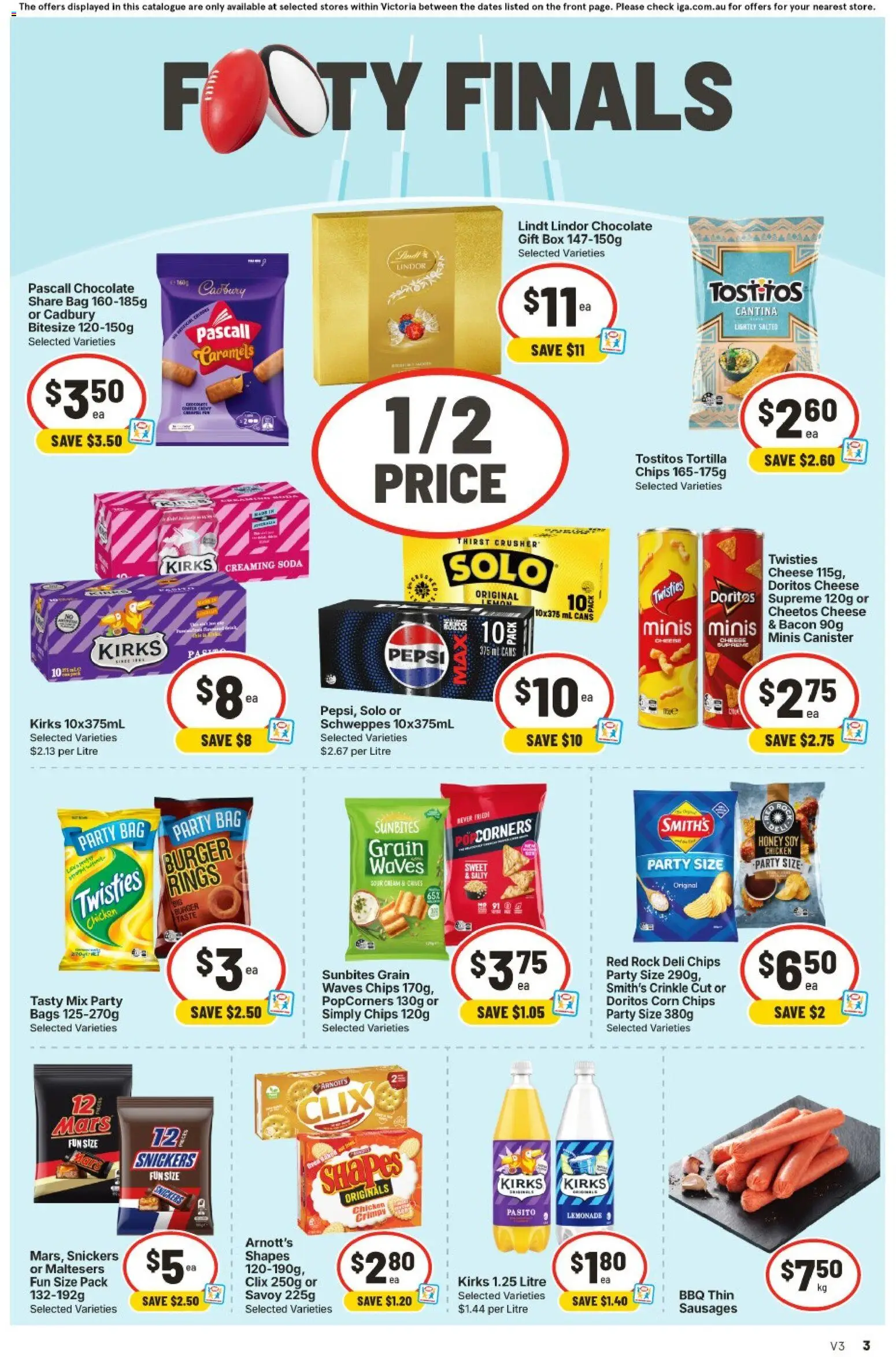 IGA catalogue - valid from 16/09/2026 | Page: 9 | Products: Box, Corn, Lemonade, Bag