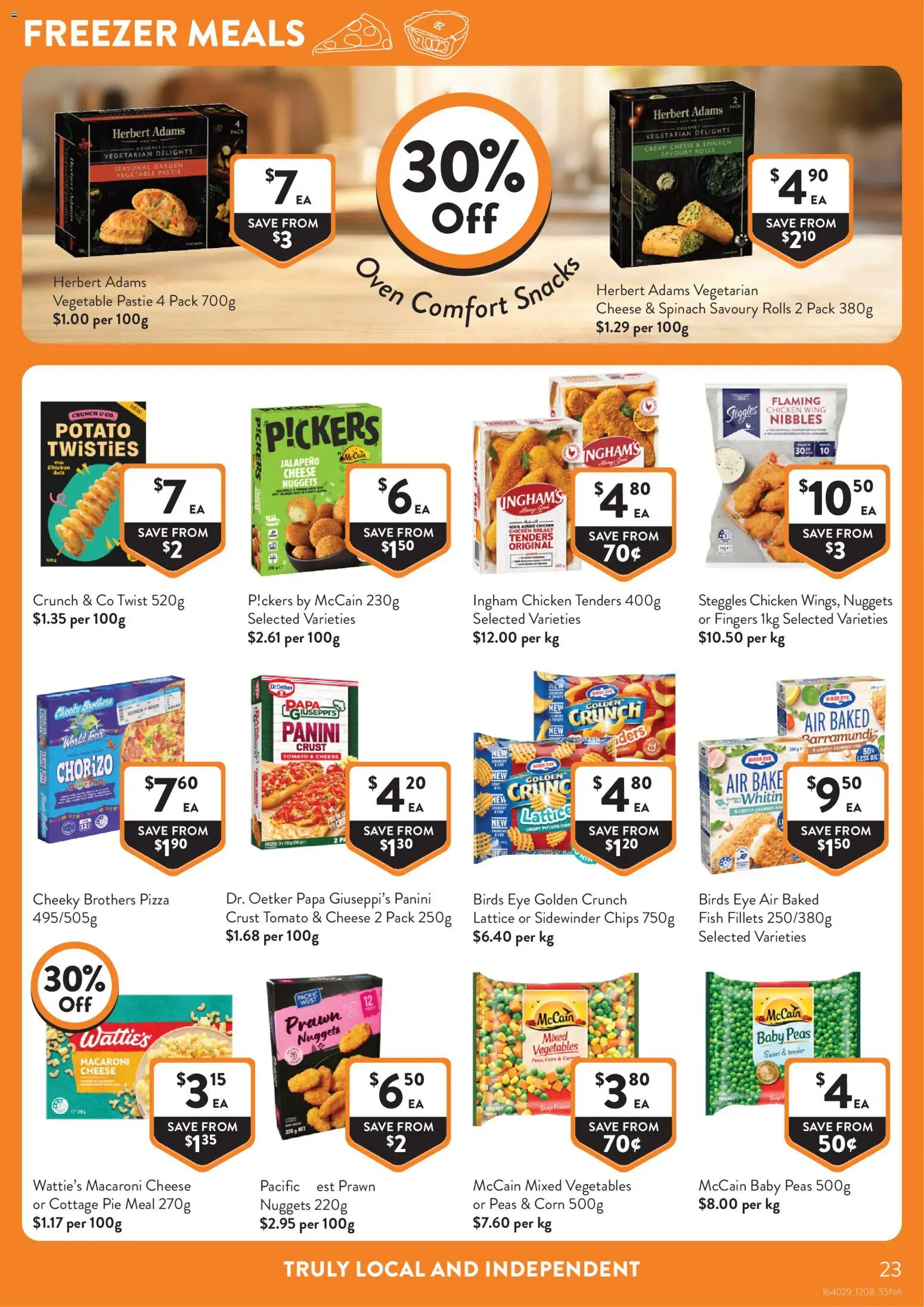Foodworks catalogue - valid from 12/08/2026 | Page: 23 | Products: Chicken, Chicken breast, Spinach, Vegetables