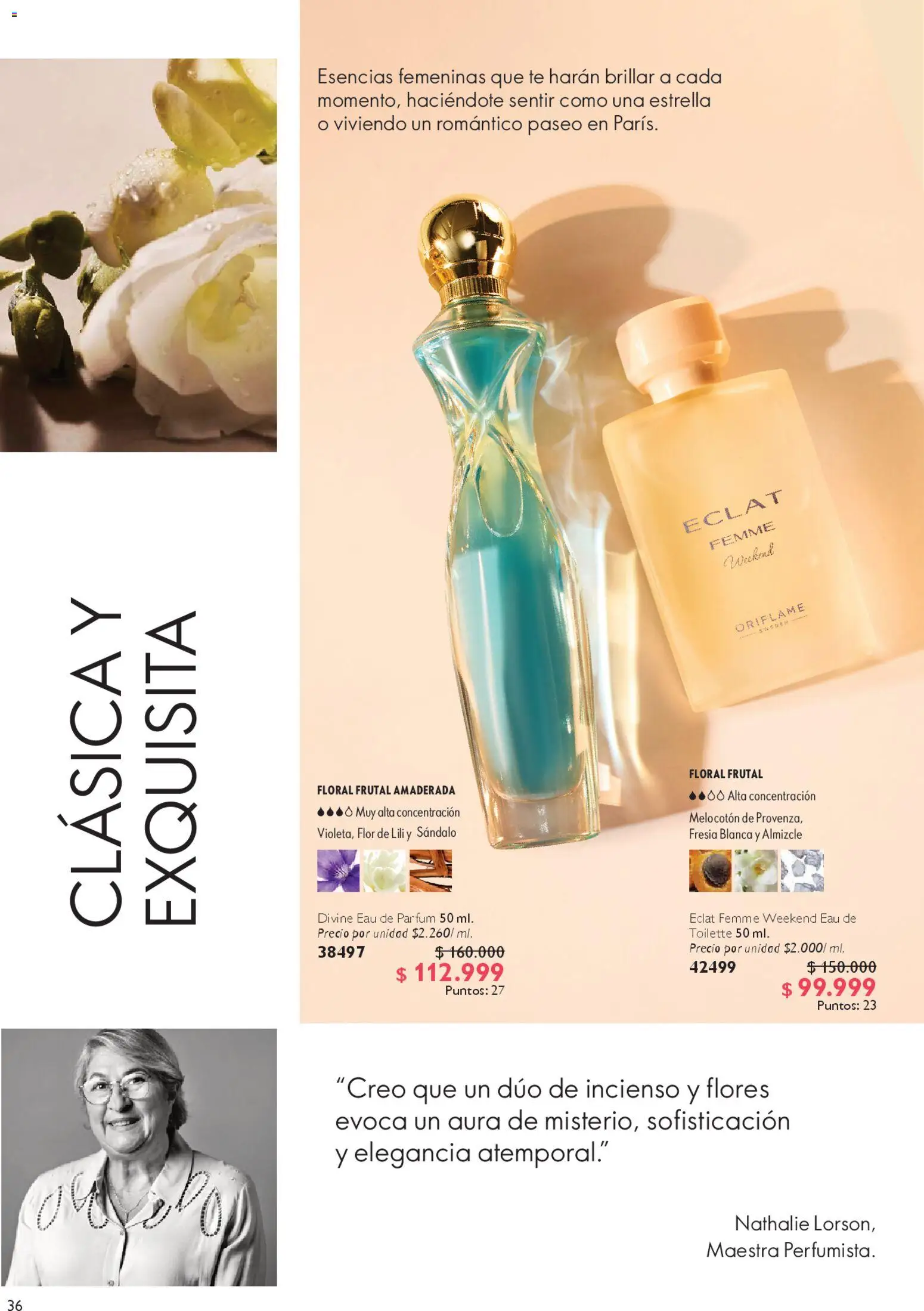 Oriflame revista - valida desde el 28.03.2026 | Página: 36 | Productos: Esencias, Té, Incienso