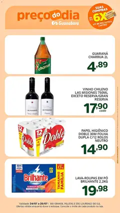 Supermercado Guanabara - Ofertas da semana - Pré-Visualização do folheto da loja Supermercado Guanabara, válido de 24/07/2026