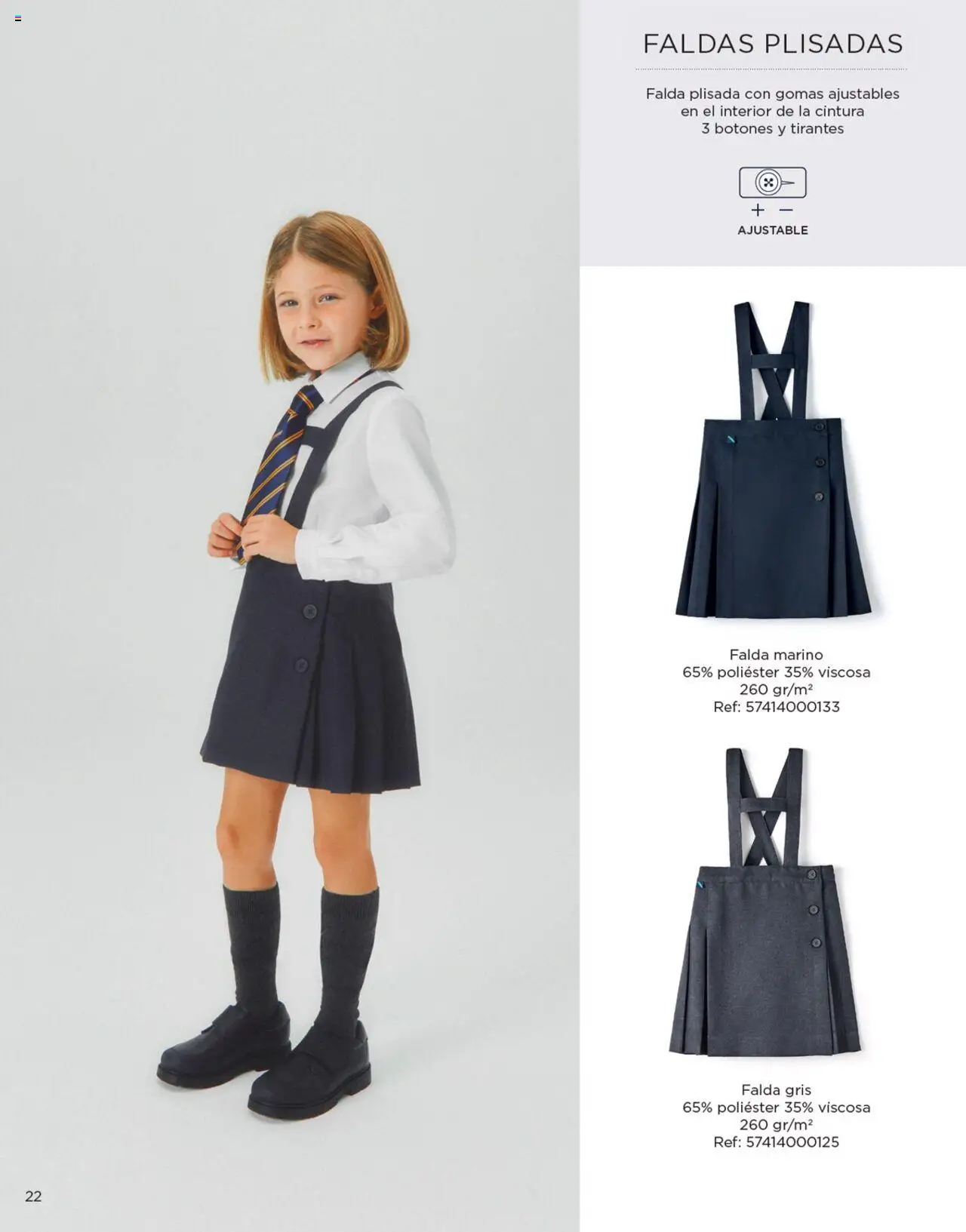Nuevas ofertas de El Corte Inglés válidas en toda la República Mexicana desde el 04/04/2025. ¡Encuentra las mejores ofertas en El Corte Inglés catálogo Colección Uniformes 2024! | Página: 22 | Productos: Faldas, Falda, Tirantes