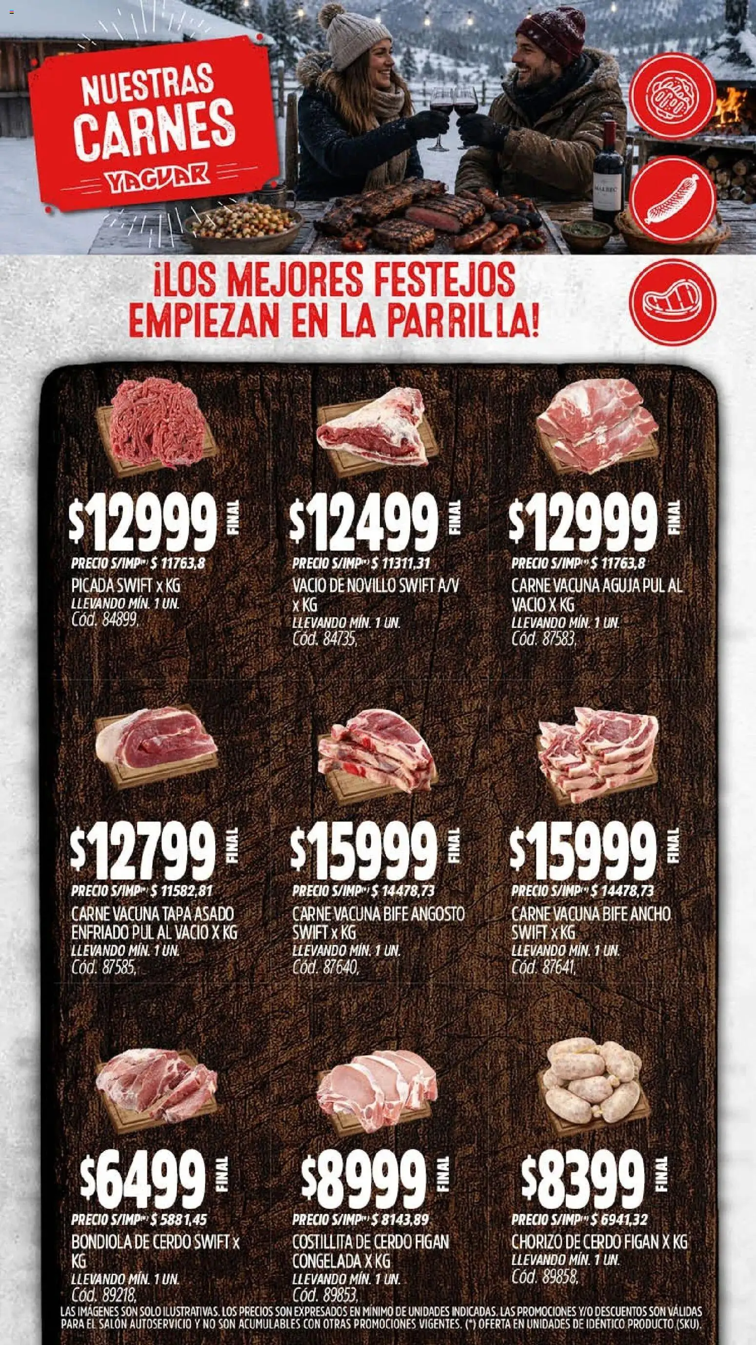Yaguar - Oferta Semanal Santa Fé │ válido desde el 20/07/2026 | Página: 5 | Productos: Parrilla, Chorizo, Cerdo