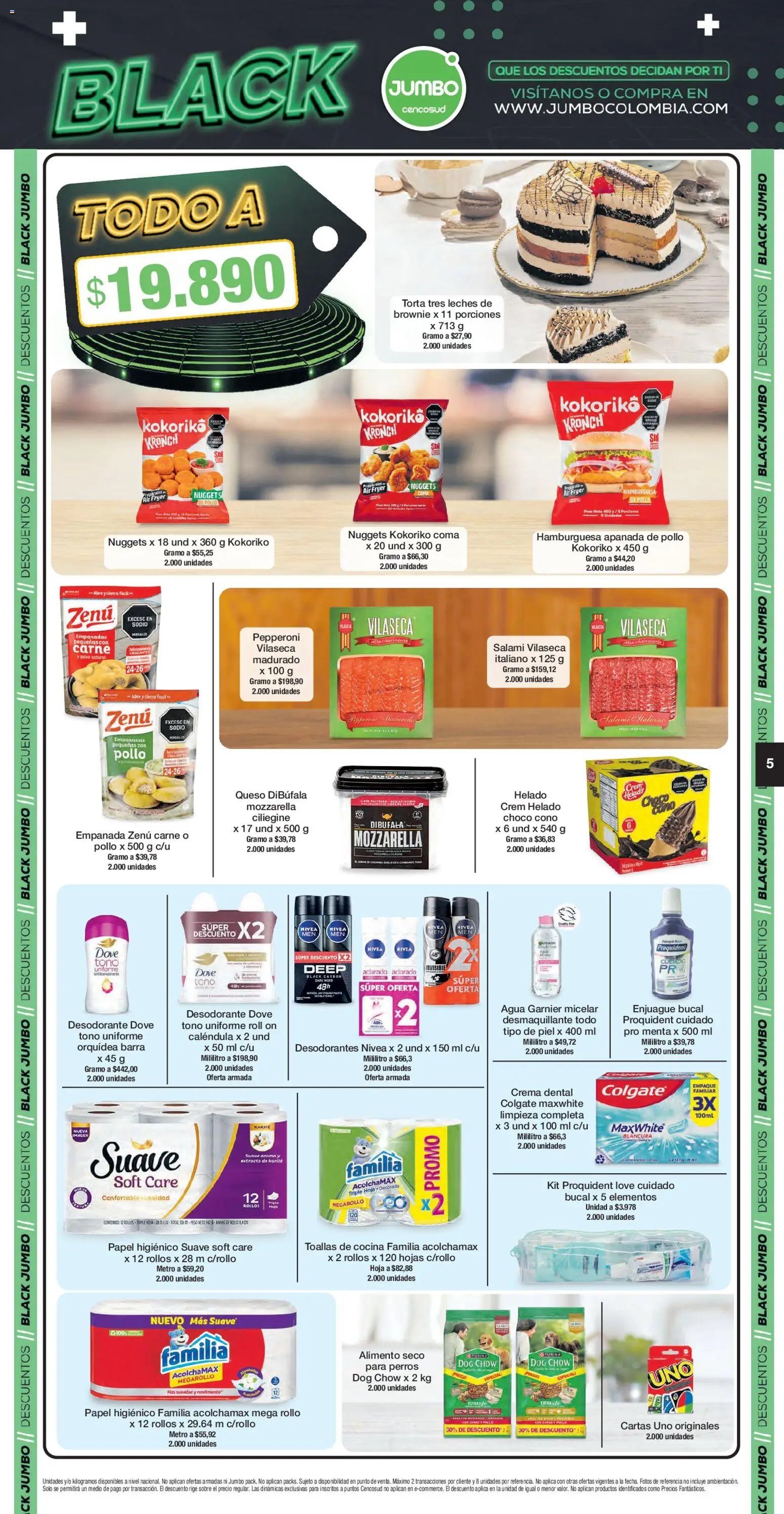 Jumbo revista - valida desde el 21.05.2026 | Página: 5 | Productos: Crema, Enjuague bucal, Papel higiénico, Salami