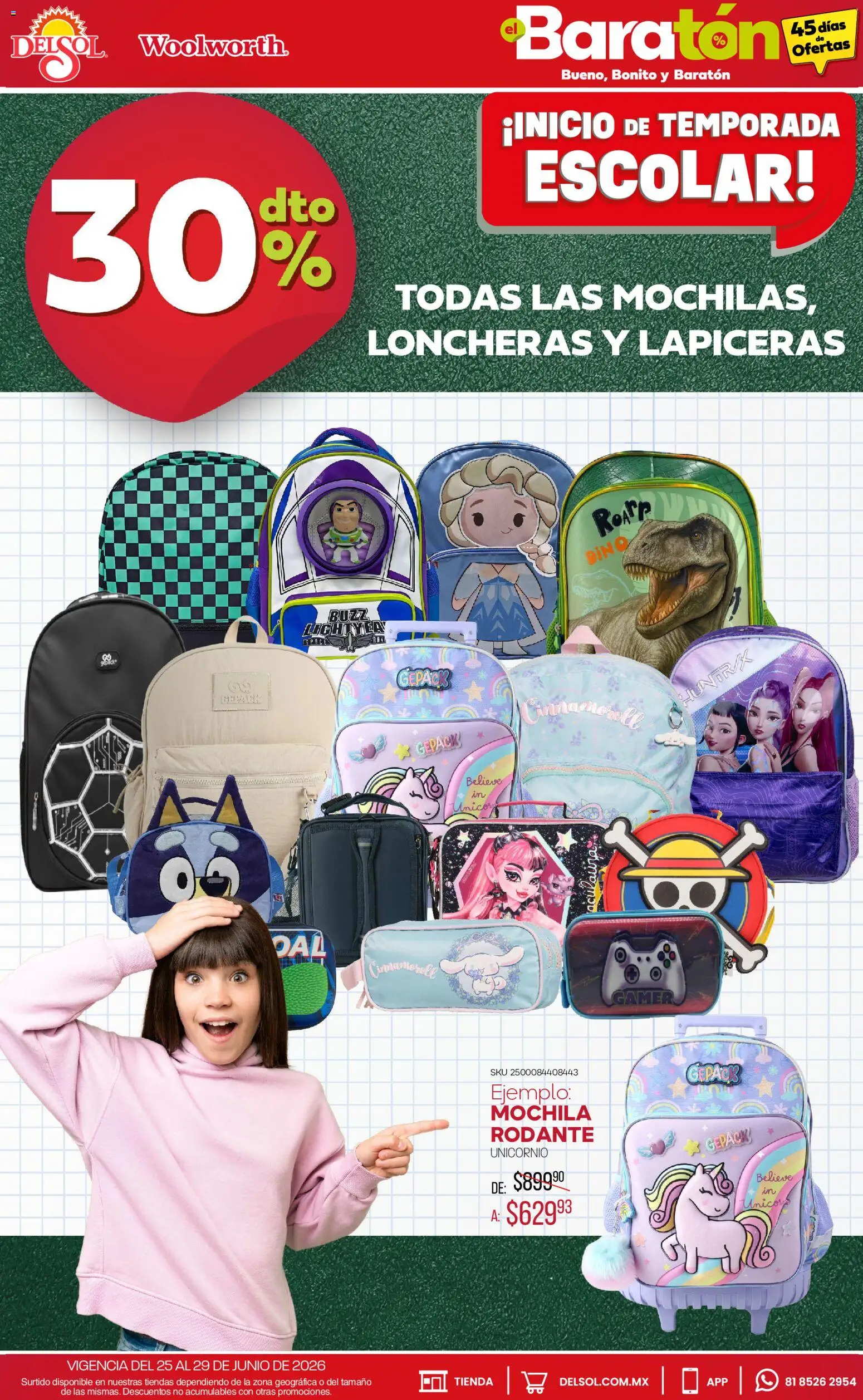 Nuevas ofertas de Del Sol y Woolworth válidas en toda la República Mexicana desde el 25/06/2026. ¡Encuentra las mejores ofertas en Del Sol y Woolworth catálogo Baratón! | Página: 3