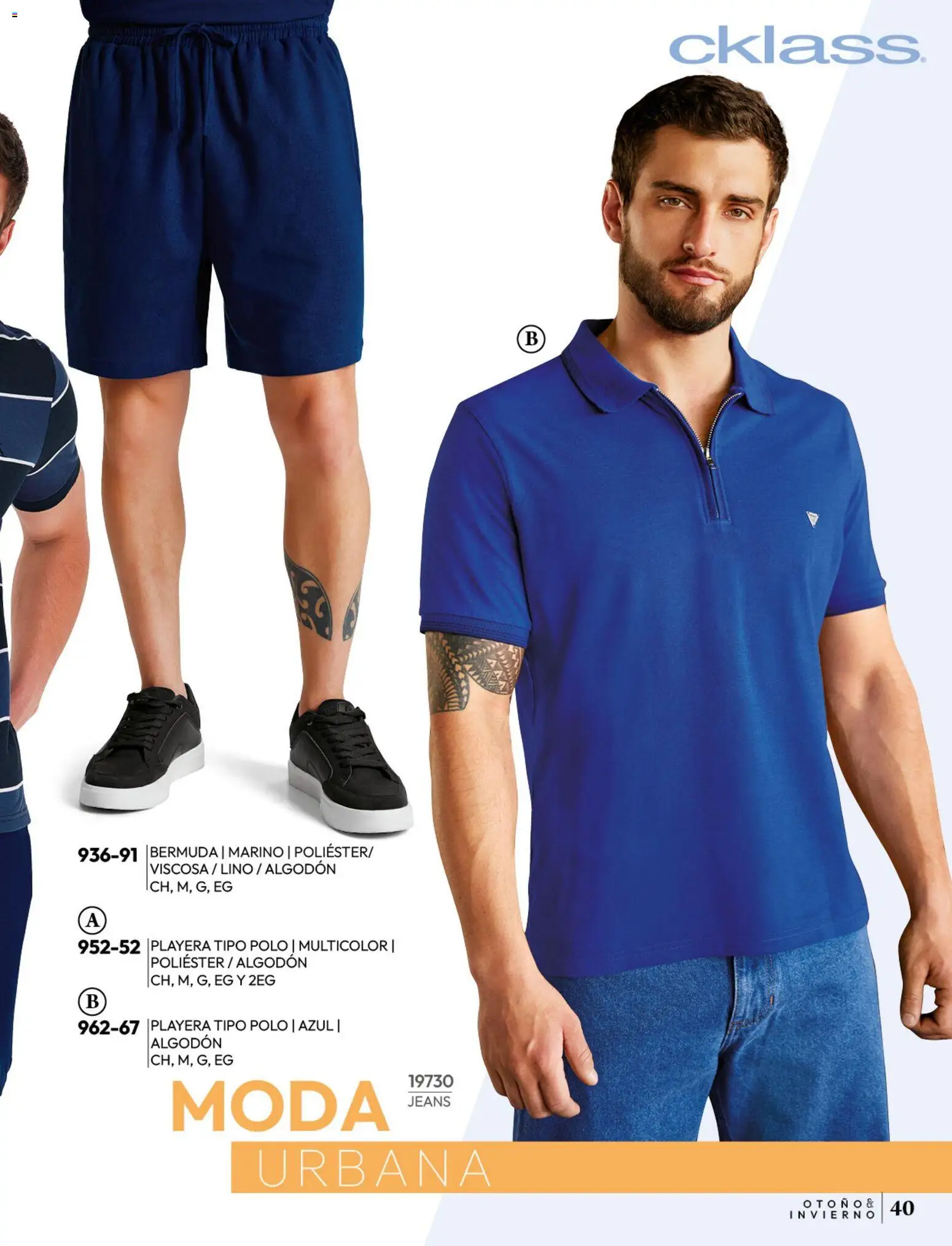 Nuevas ofertas de Cklass válidas en toda la República Mexicana desde el 08/07/2026. ¡Encuentra las mejores ofertas en Cklass catálogo Ropa caballero! | Página: 41 | Productos: Algodón, Playera, Bermuda