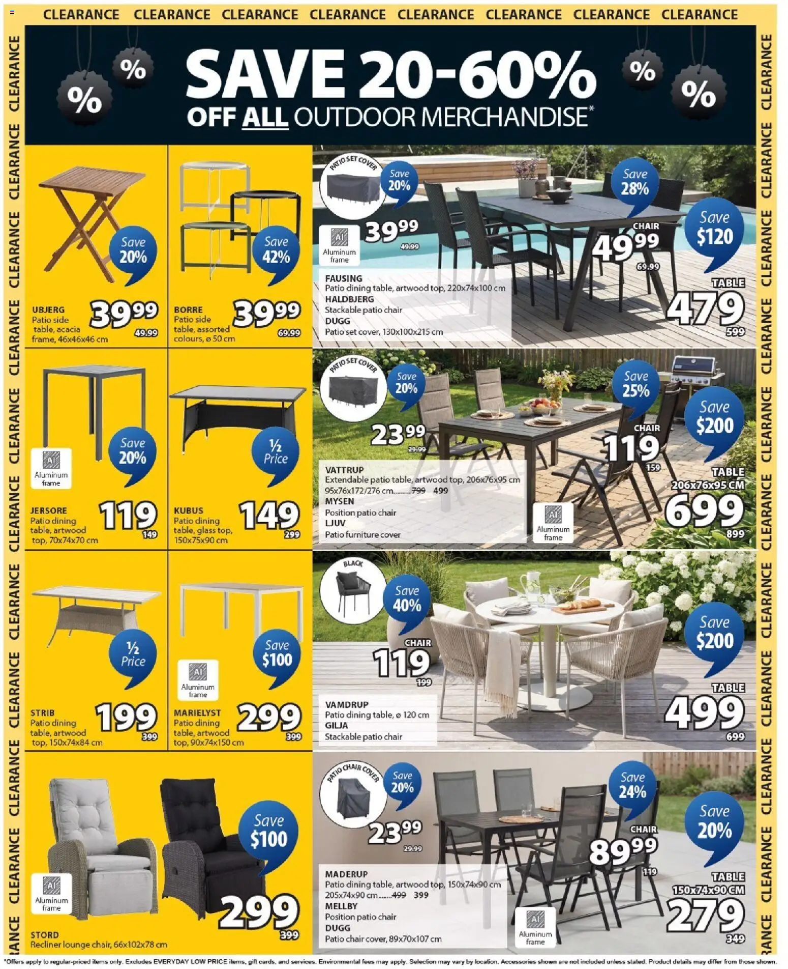 JYSK flyer valid from Jul 16, 2026 | Page: 5 | Products: Table, Chair