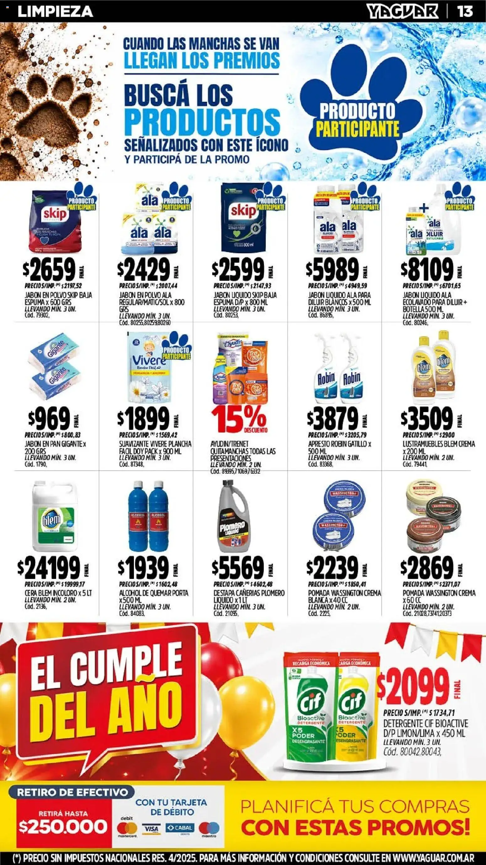 Yaguar - Oferta Semanal San Juan │ válido desde el 19/10/2026 | Página: 15