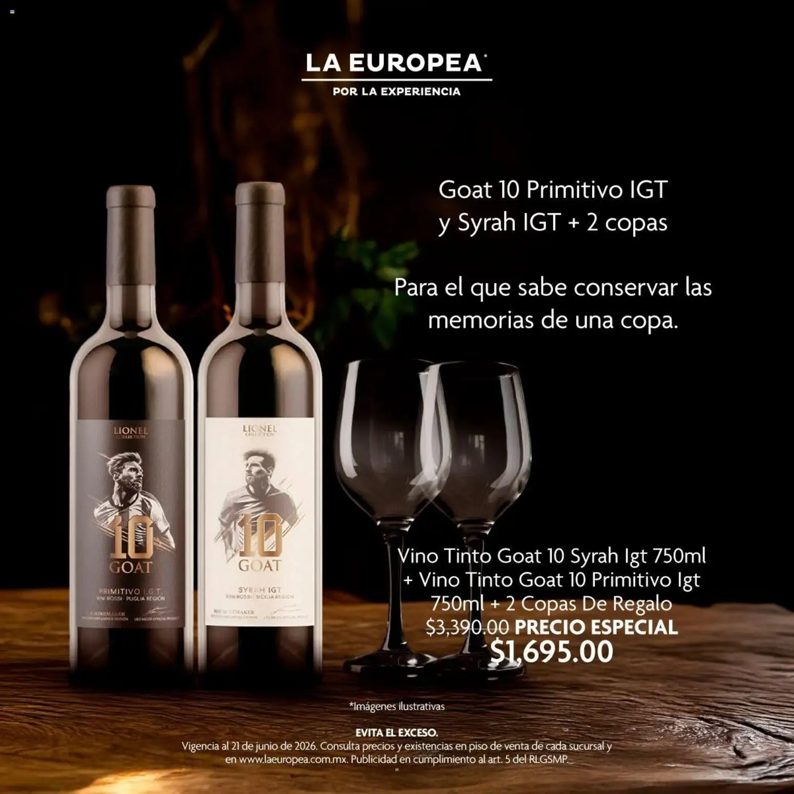 Nuevas ofertas de La Europea válidas en toda la República Mexicana desde el 17.06.2026. ¡Encuentra las mejores ofertas en La Europea catálogo Las mejores botellas para regalar a papá! | Página: 5