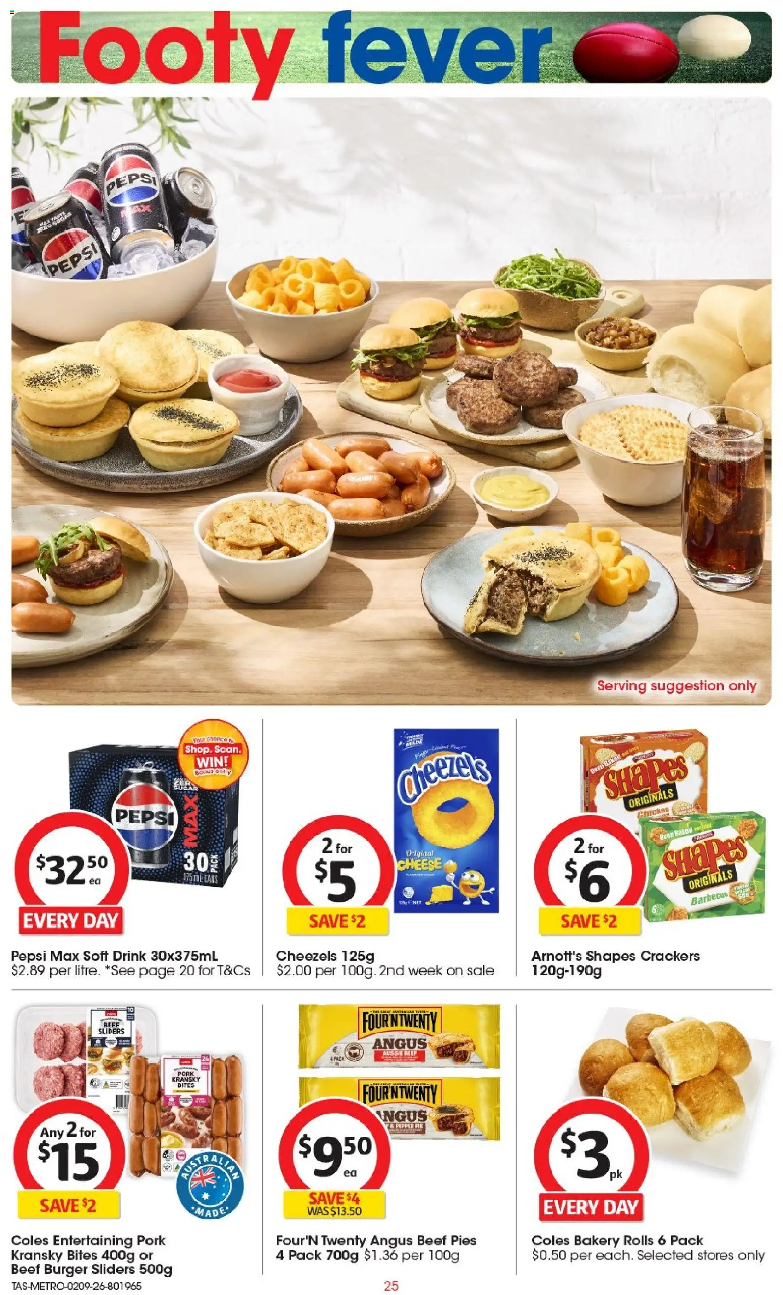 Coles catalogue - valid from 02/09/2026 | Page: 26 | Products: Crackers, Chicken, Meat, Pepsi